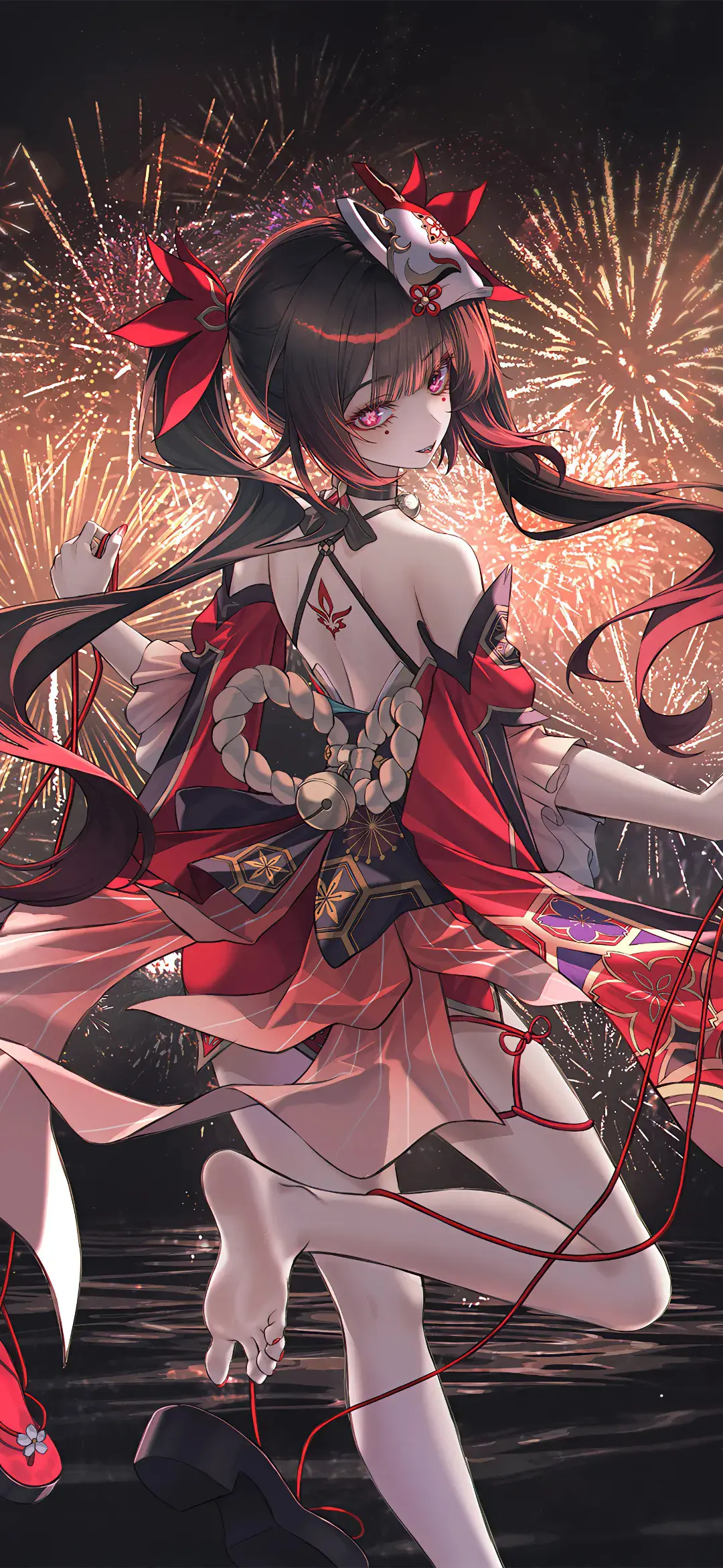 【动漫壁纸】JK制服 兽耳美少女 泳装 崩铁 花火 三月七 想念几个世纪 才是刻骨铭心 手机壁纸-第6张