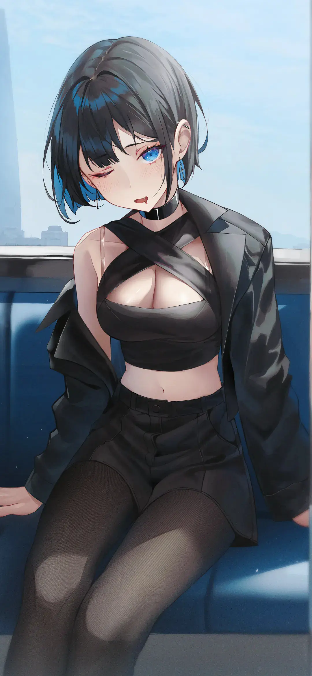 【动漫壁纸】绝区零 艾莲·乔 妮可 兽耳美少女 JK制服 你是我最想要留住的时光 手机壁纸-第2张