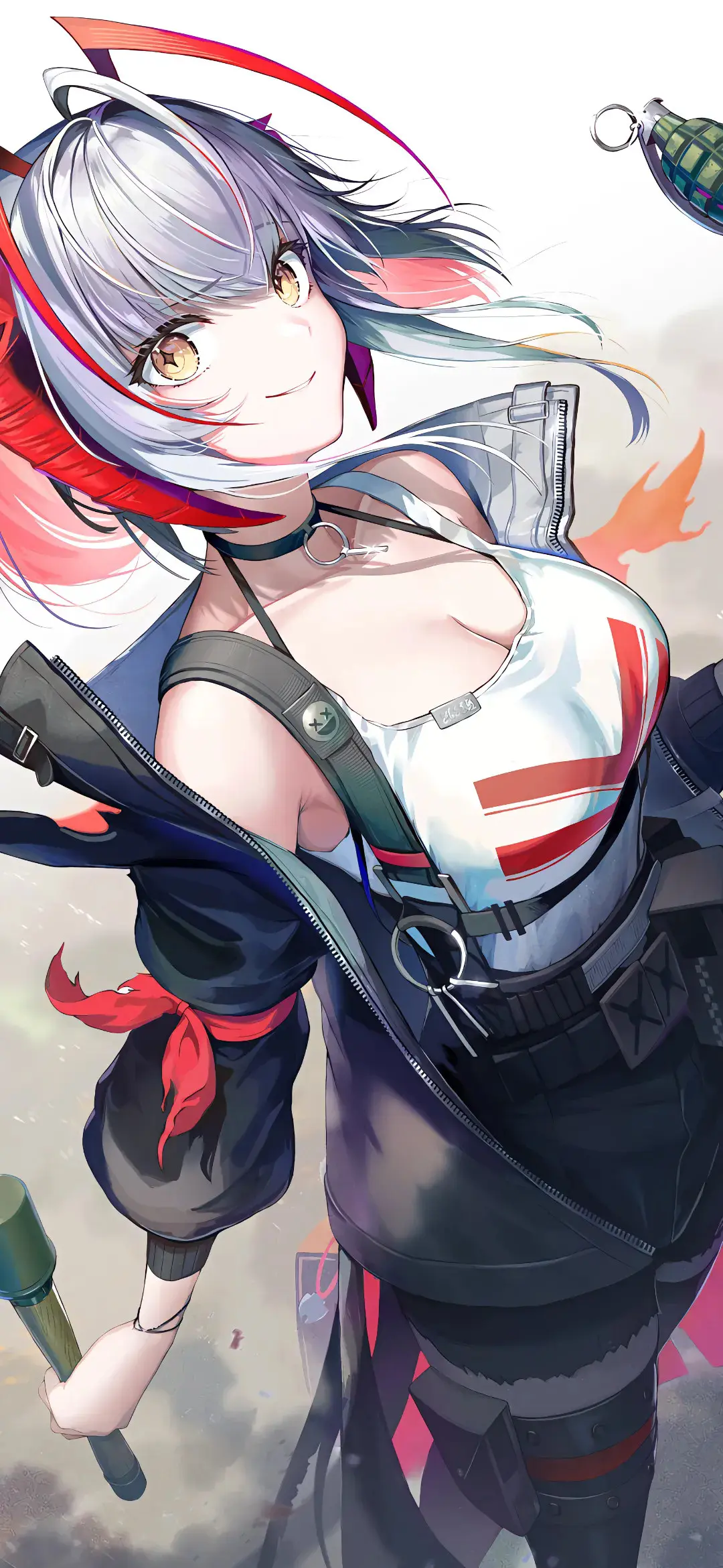 【动漫壁纸】绝区零 艾莲·乔 妮可 兽耳美少女 JK制服 你是我最想要留住的时光 手机壁纸-第9张