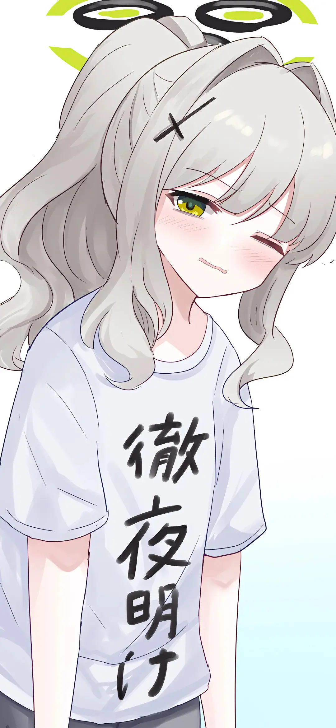 【动漫壁纸】白毛兽耳 雷姆 崩铁 翡翠 碧蓝档案 小鸟游星野 你去过的地方 我都画成风景 手机壁纸-第9张