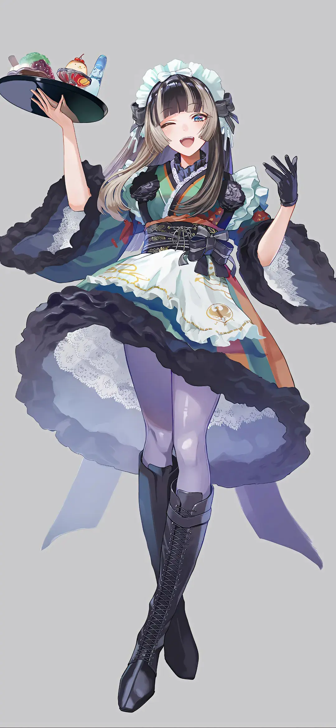 【动漫壁纸】JK制服 赛马娘 星野爱 兽耳美少女  争不过朝夕，又念着过往。 手机壁纸-第4张