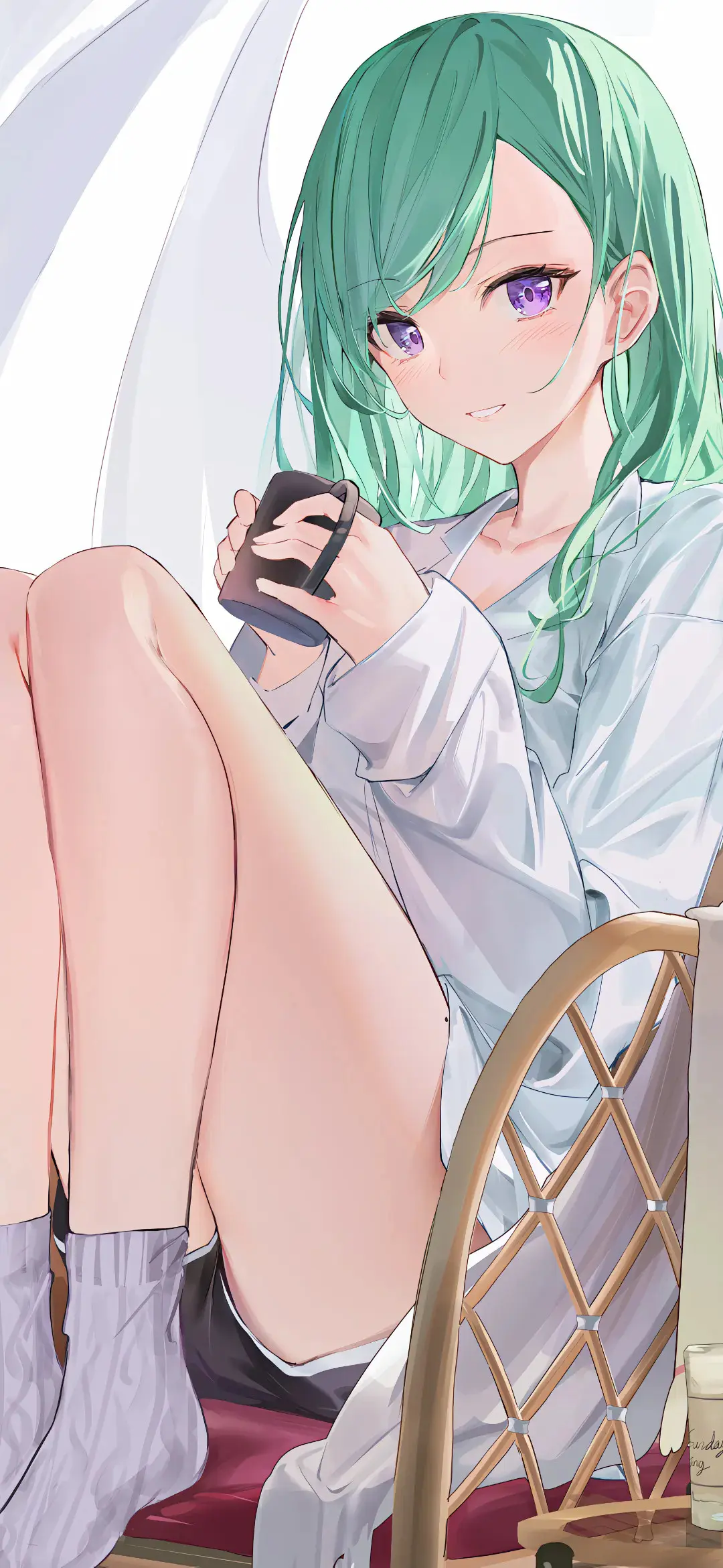 【动漫壁纸】JK制服 赛马娘 星野爱 兽耳美少女  争不过朝夕，又念着过往。 手机壁纸-第8张