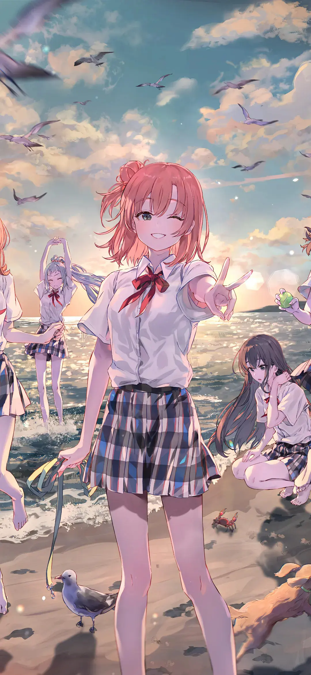 【动漫壁纸】白毛美少女 虚拟主播 朱音リゼ  崩铁 花火 绝区零 艾莲 插画动漫美图推荐 手机壁纸-第2张