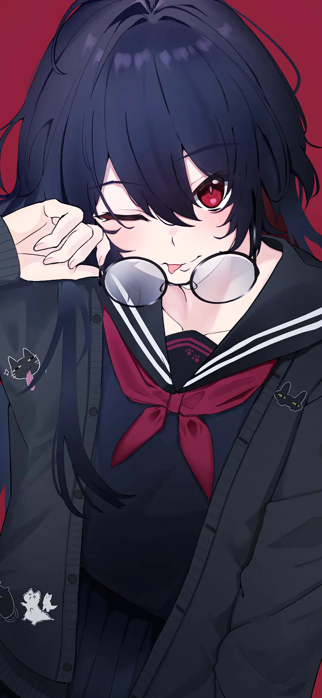 【动漫壁纸】白毛美少女 虚拟主播 朱音リゼ  崩铁 花火 绝区零 艾莲 插画动漫美图推荐 手机壁纸-第7张
