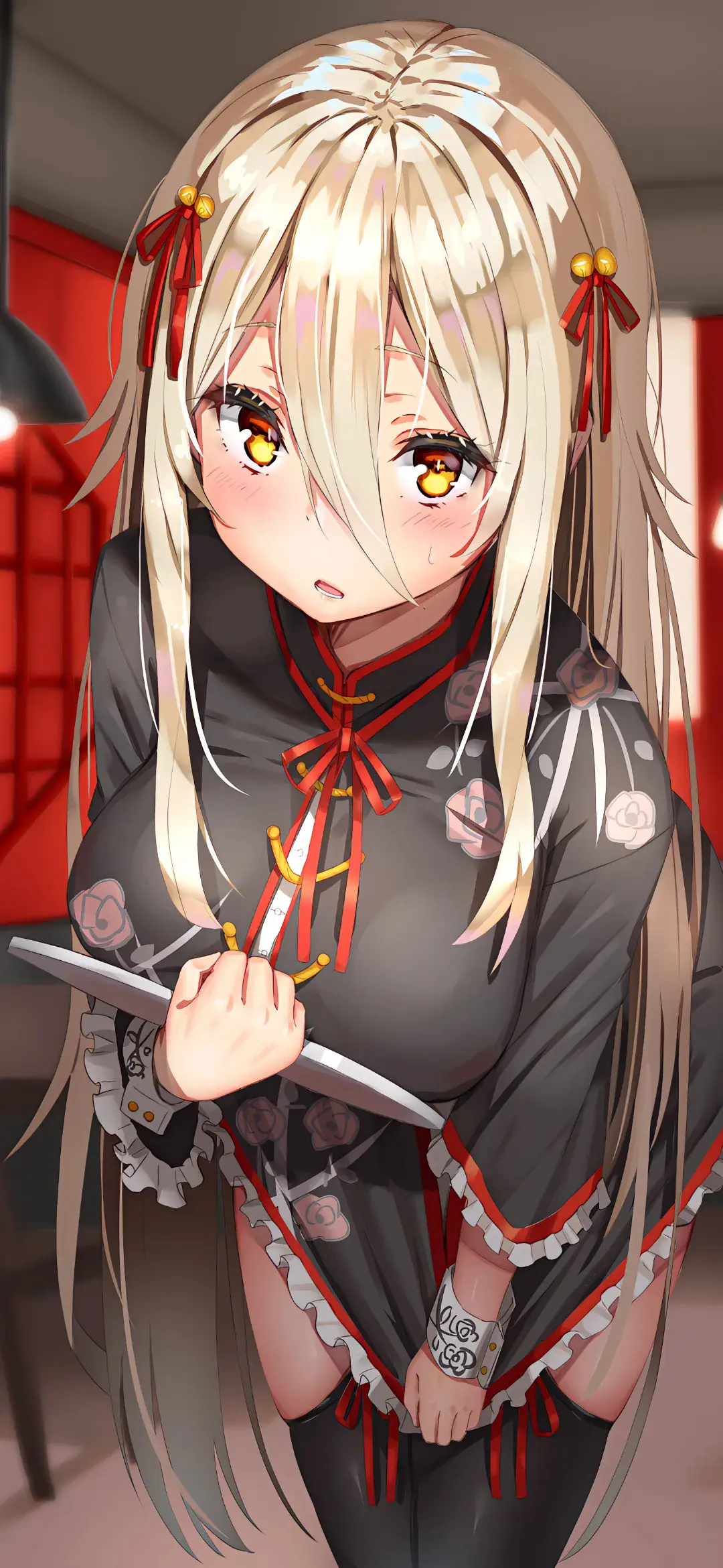 【动漫壁纸】白毛美少女 虚拟主播 朱音リゼ  崩铁 花火 绝区零 艾莲 插画动漫美图推荐 手机壁纸-第9张