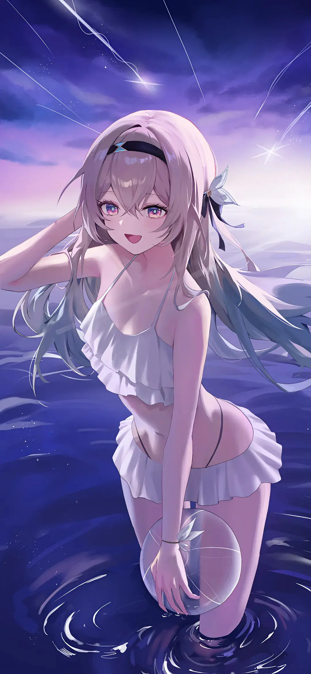 【动漫壁纸】垃圾兔 流萤 初音未来 兽耳美少女 砂狼白子 夜空渐渐归于寂静 手机壁纸-第1张