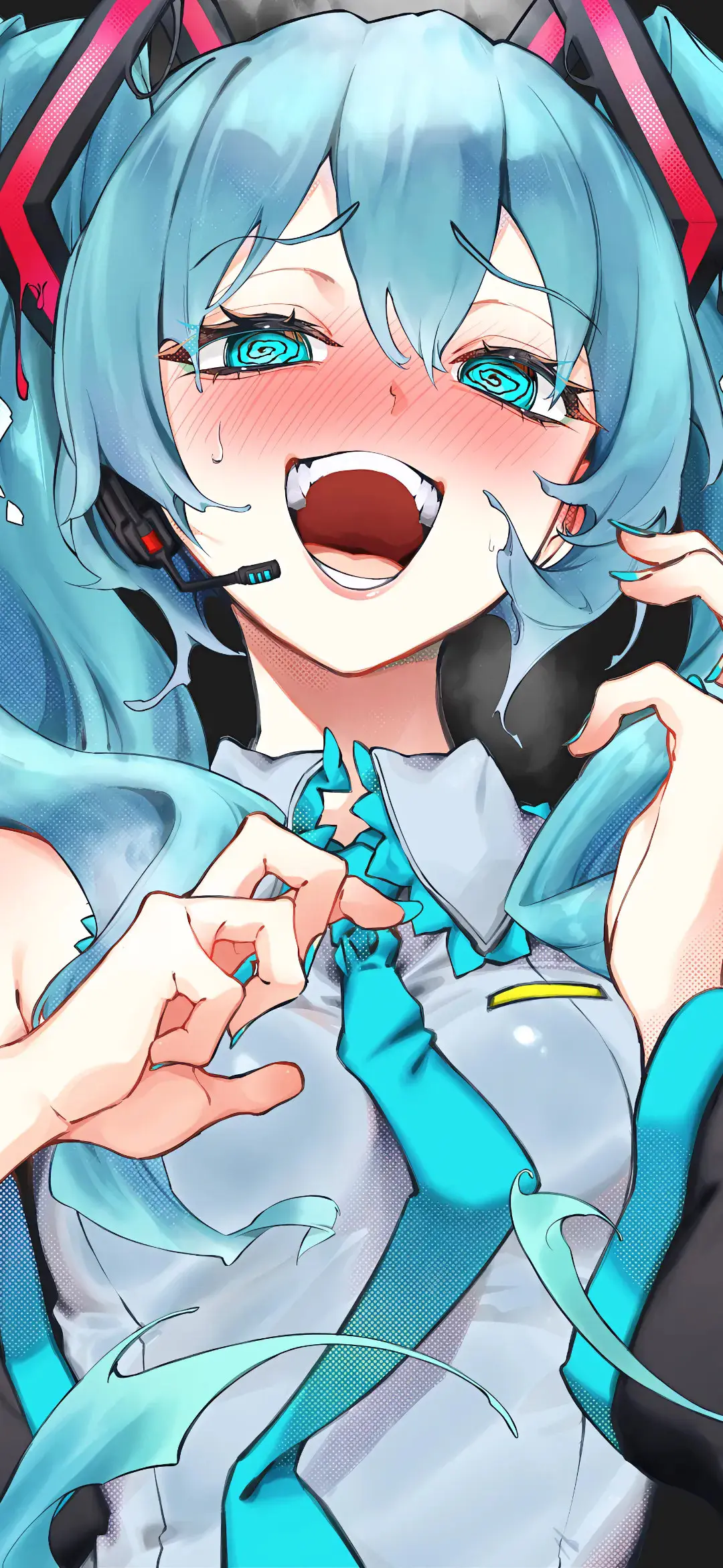 【动漫壁纸】垃圾兔 流萤 初音未来 兽耳美少女 砂狼白子 夜空渐渐归于寂静 手机壁纸-第5张