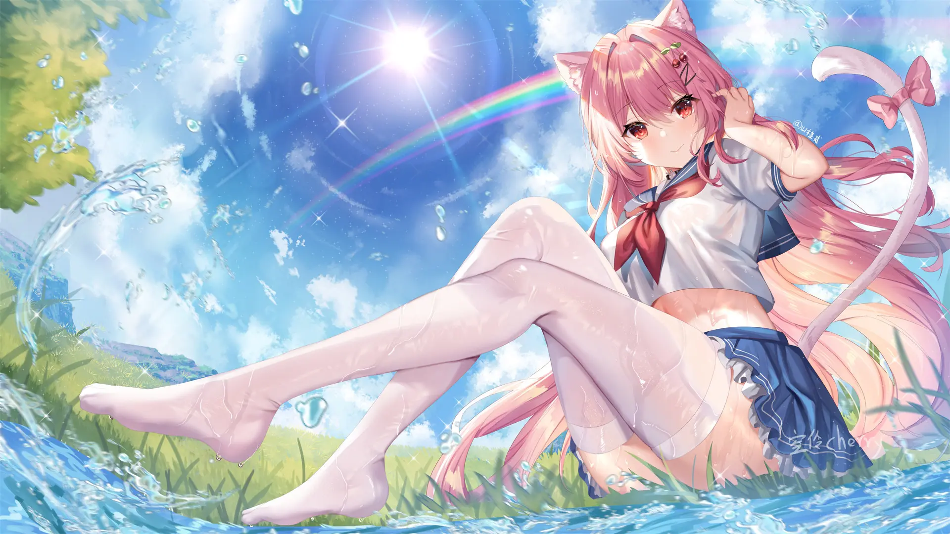 【动漫壁纸】葬送的芙莉莲 芙莉莲 初音未来 爱不爱何必重提 对不对都没关系 手机壁纸-第12张