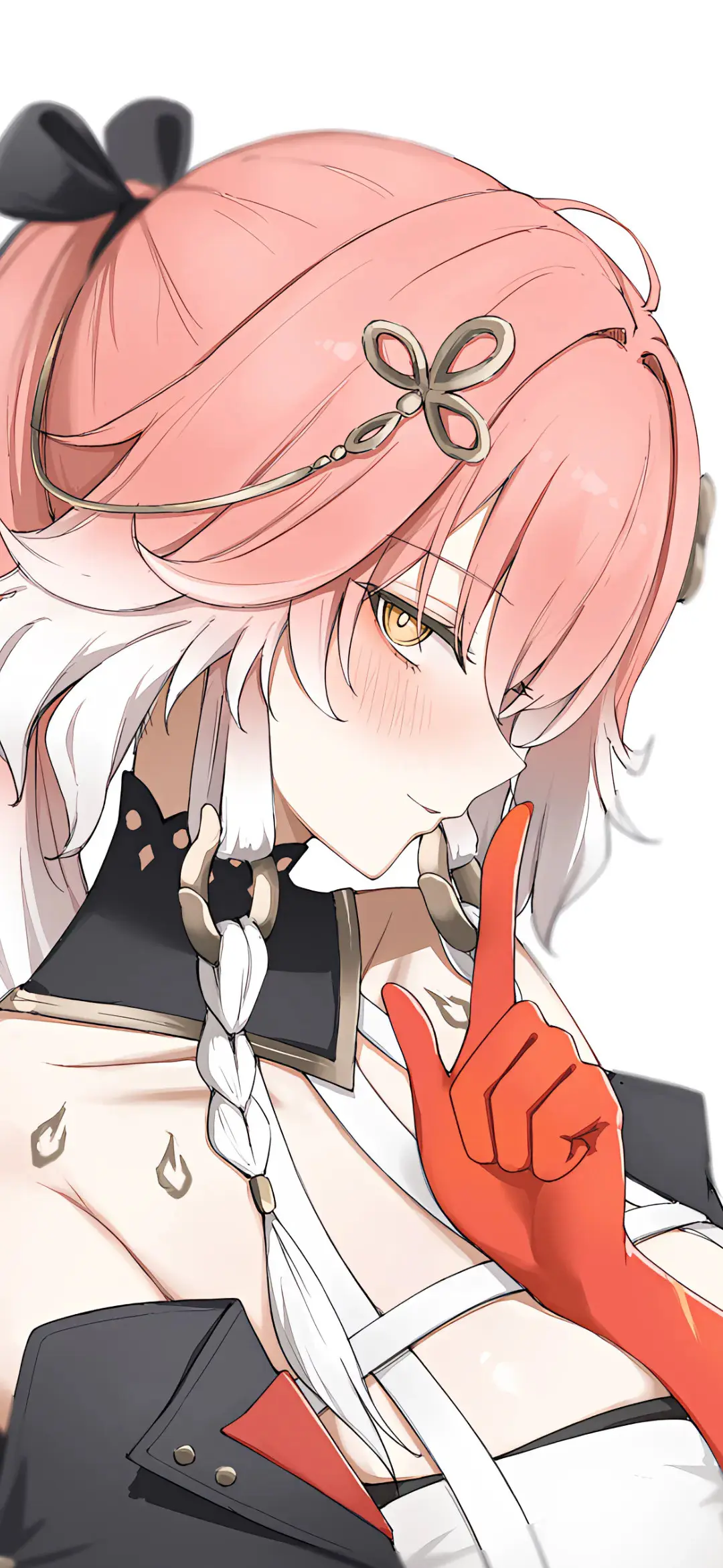 【动漫壁纸】粉毛兽耳美少女 原神 小胡桃 鸣潮 吟霖 请不要失望 哪怕平淡收场 手机壁纸-第2张