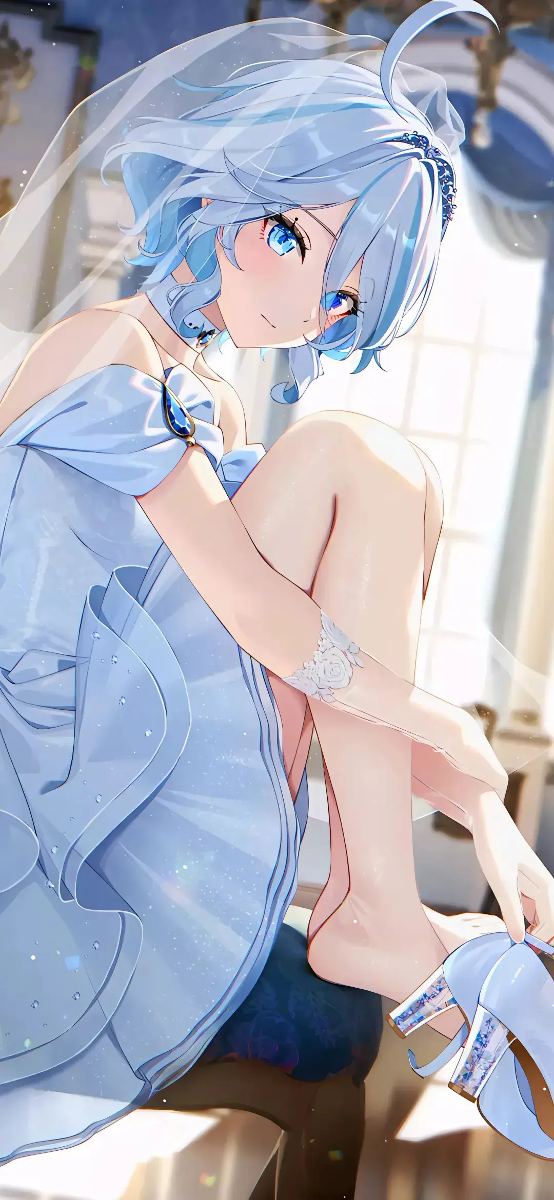 【动漫壁纸】星穹铁道 翡翠 初音未来 赛马娘 五等分的花嫁 中野三玖 插画美图推荐 手机壁纸-第4张