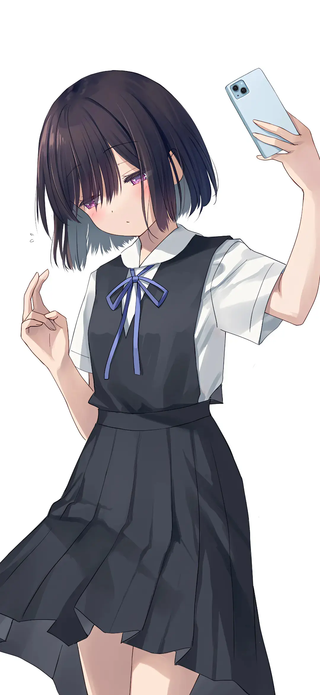 【动漫壁纸】喜多川海梦 赛马娘 碧蓝档案 垃圾兔 原神 旗袍甘雨 原来我们的起点  是放开彼此走远 手机壁纸-第1张