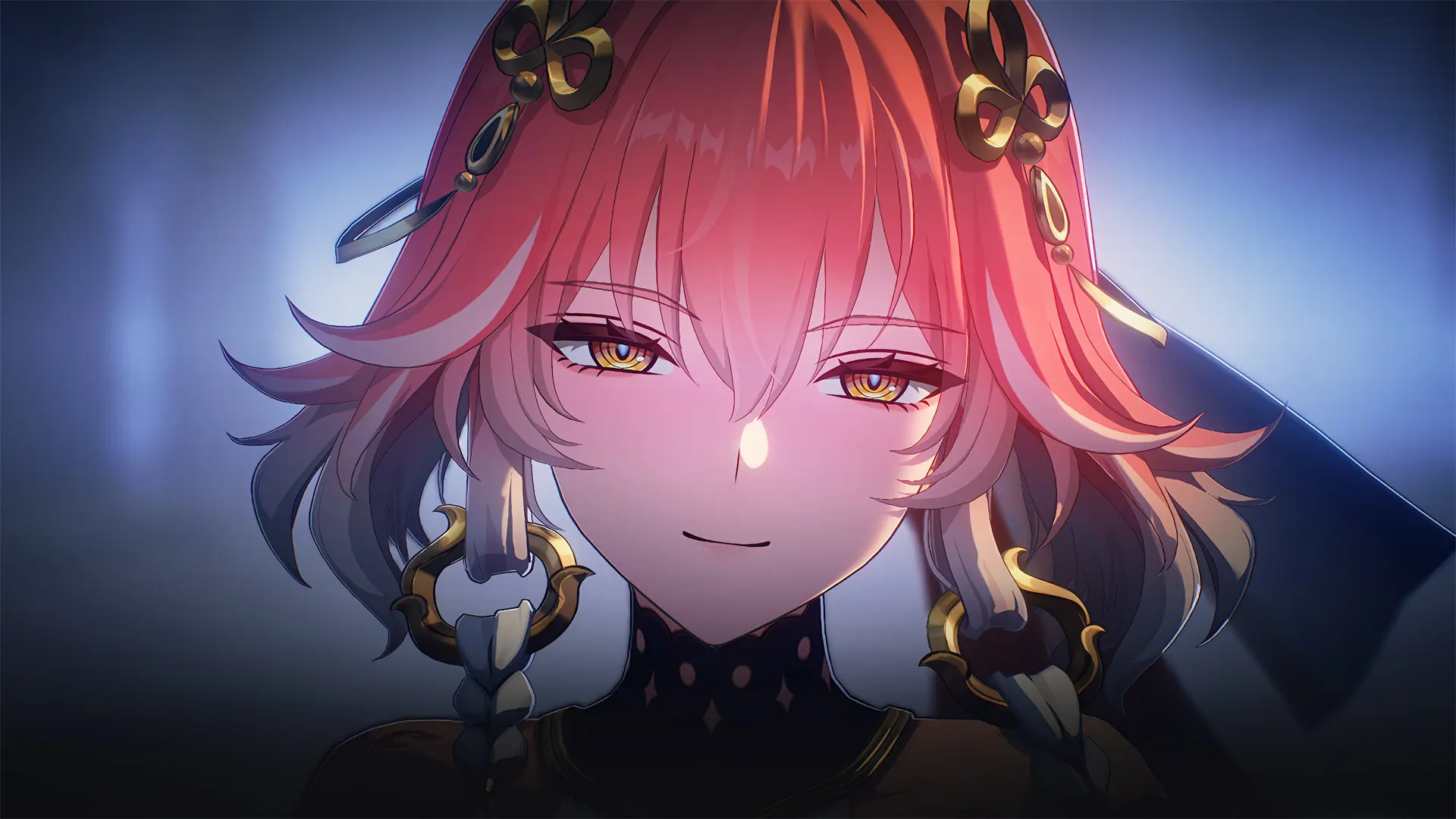 【动漫壁纸】星穹铁 符玄 流萤 原神 八重神子 雷电将军 总有一天你会出现在我身边 手机壁纸-第20张
