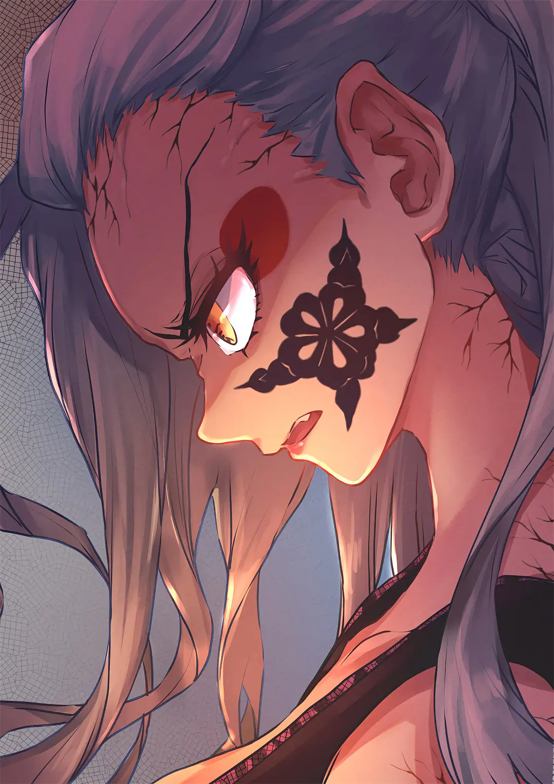 【壁纸特辑】鬼灭之刃 蝴蝶忍 灶门祢豆子 插画美图 手机壁纸-第5张