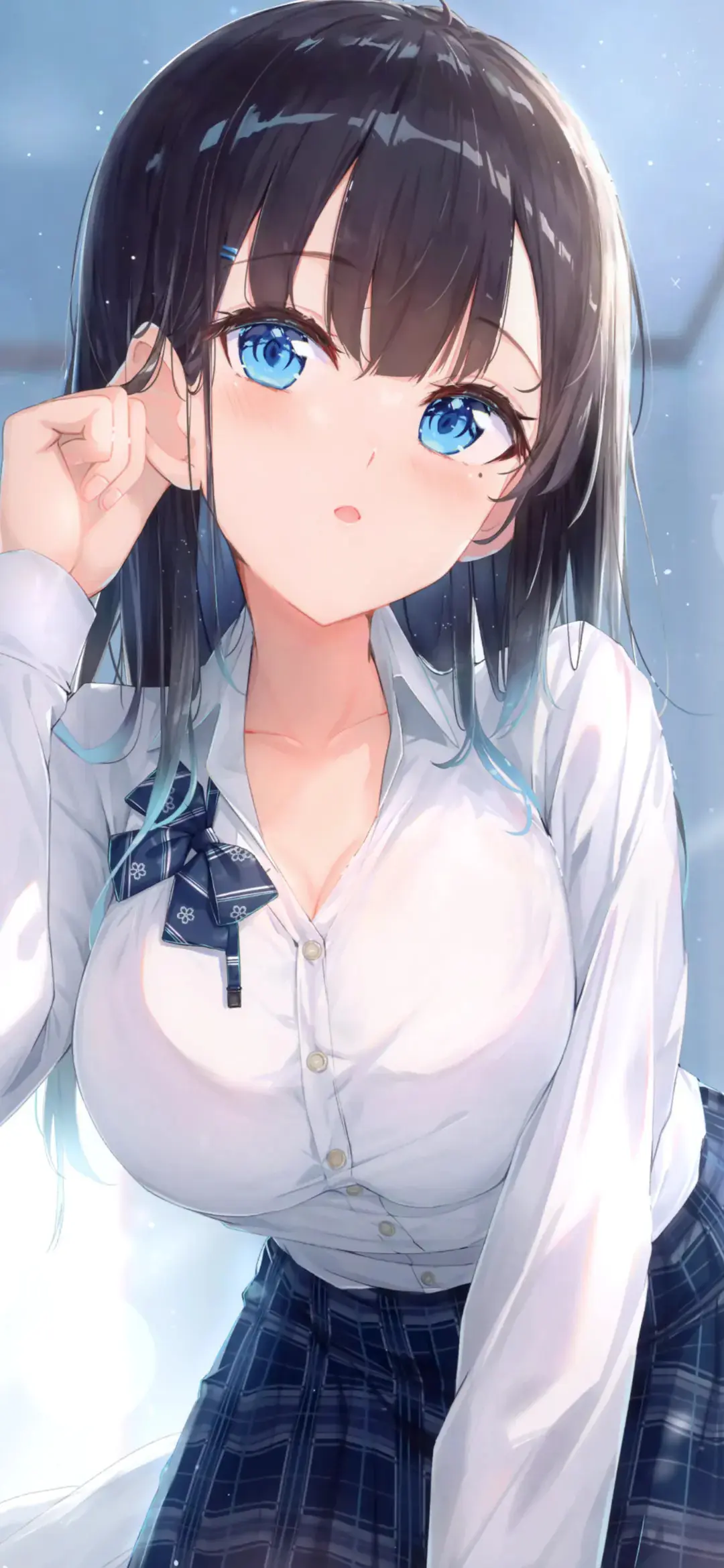 【动漫壁纸】绝区零 艾莲乔 初音未来 JK制服 就连说再见的资格我也不配 手机壁纸-第2张