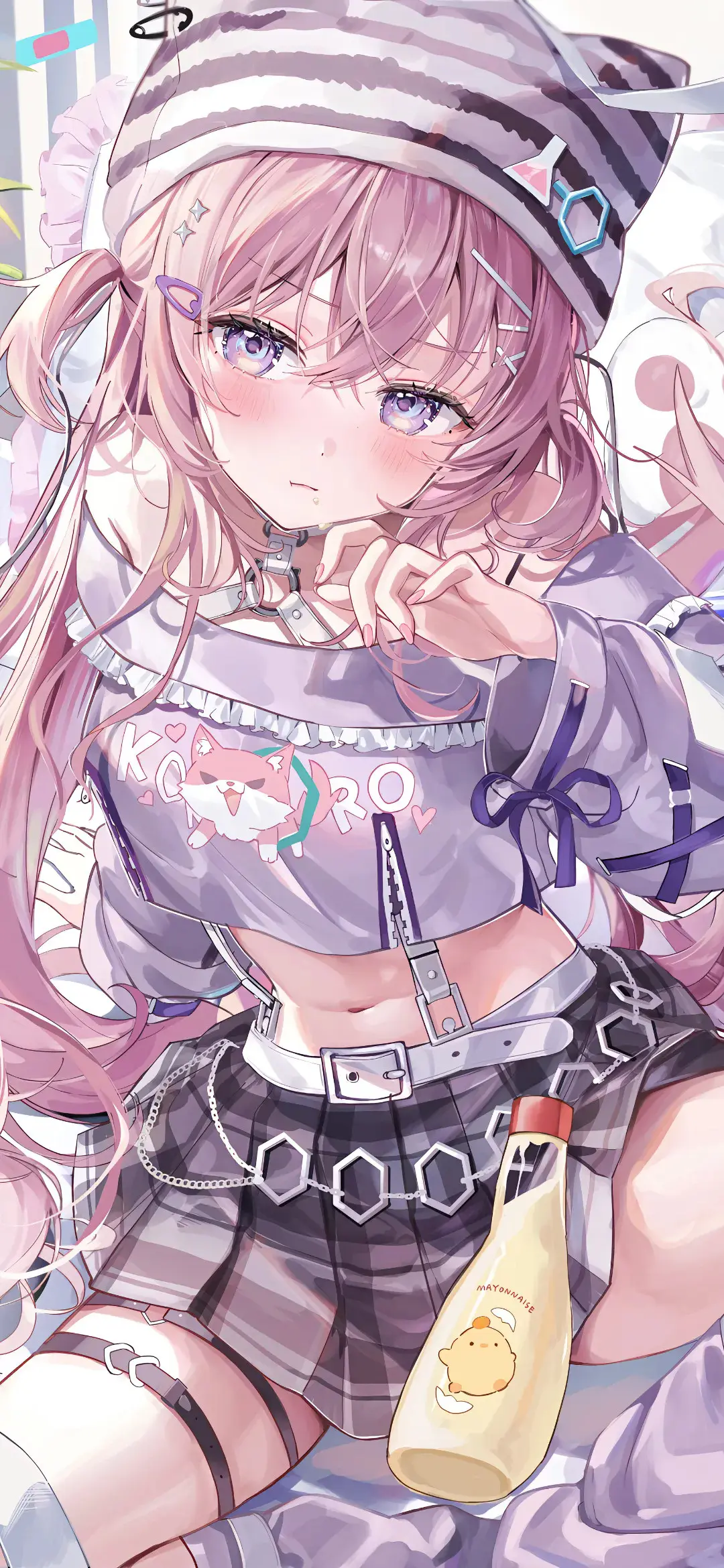 【动漫美图】星铁 卡芙卡 流萤 明日香 女仆美少女 JK白毛制服 手机壁纸-第5张