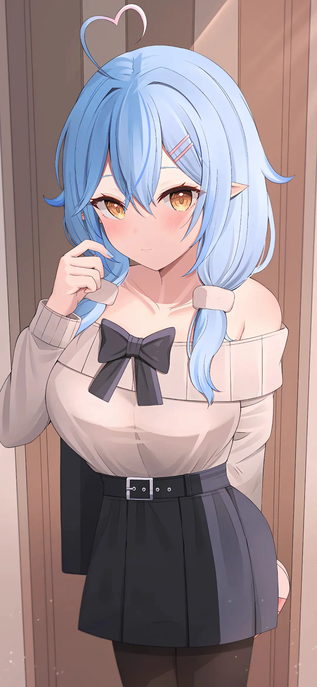 【动漫美图】星铁 卡芙卡 流萤 明日香 女仆美少女 JK白毛制服 手机壁纸-第10张