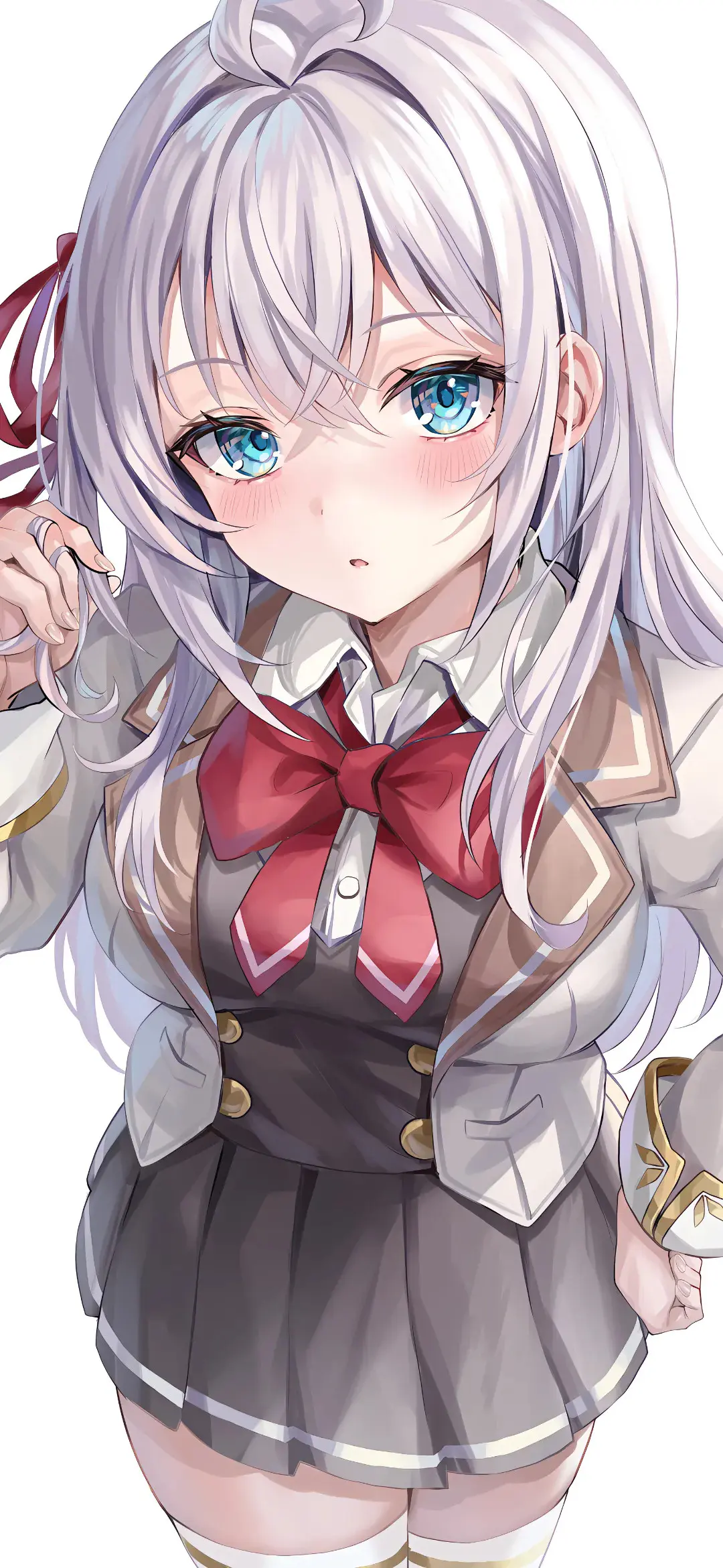 【动漫壁纸】绝区零 艾莲乔 长大版符玄 连衣裙JK？海边美少女 愿你的冬天永远不缺暖阳 手机壁纸-第4张