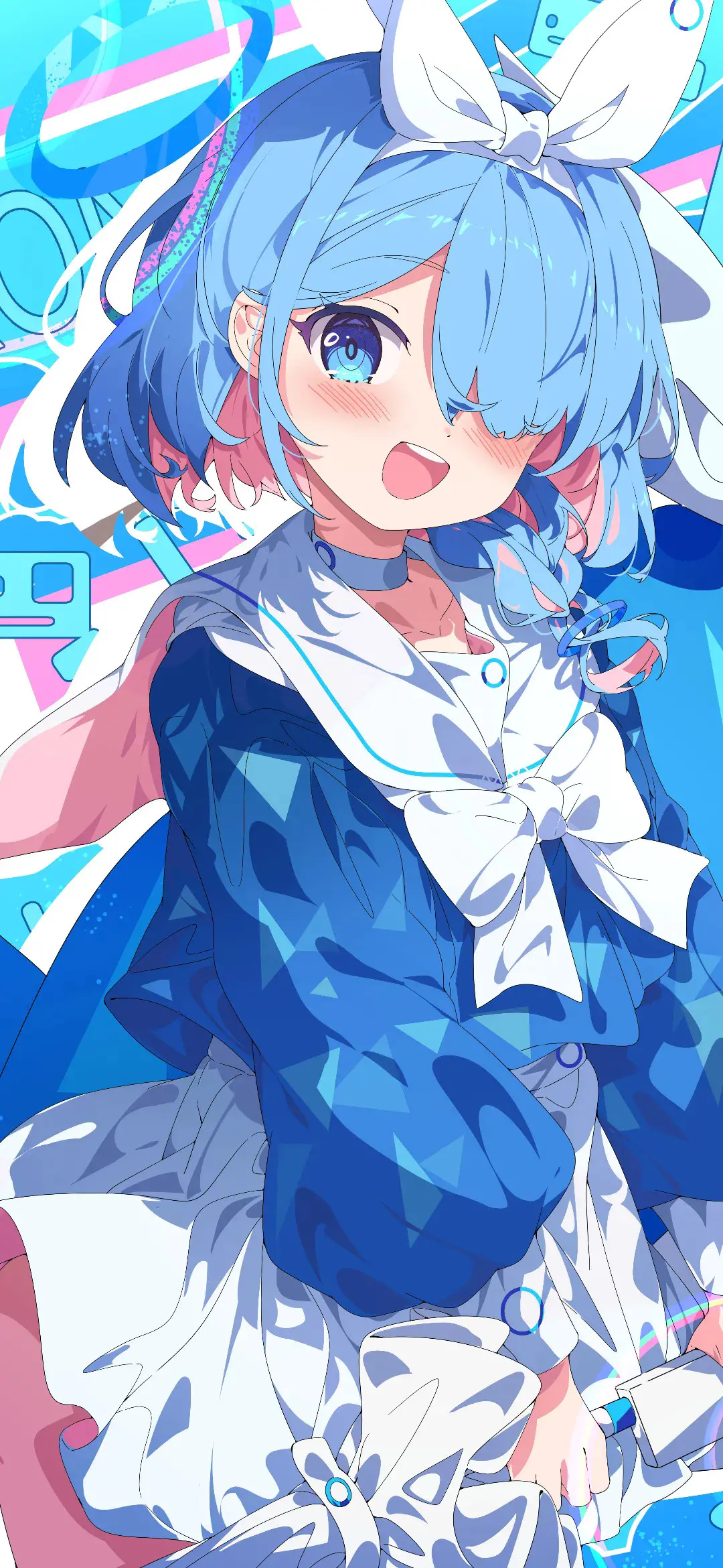 【动漫壁纸】碧蓝档案 砂狼白子 初音未来 芙莉莲 小鲨鱼 命运像阵风 把我们吹向各自的梦 手机壁纸-第7张