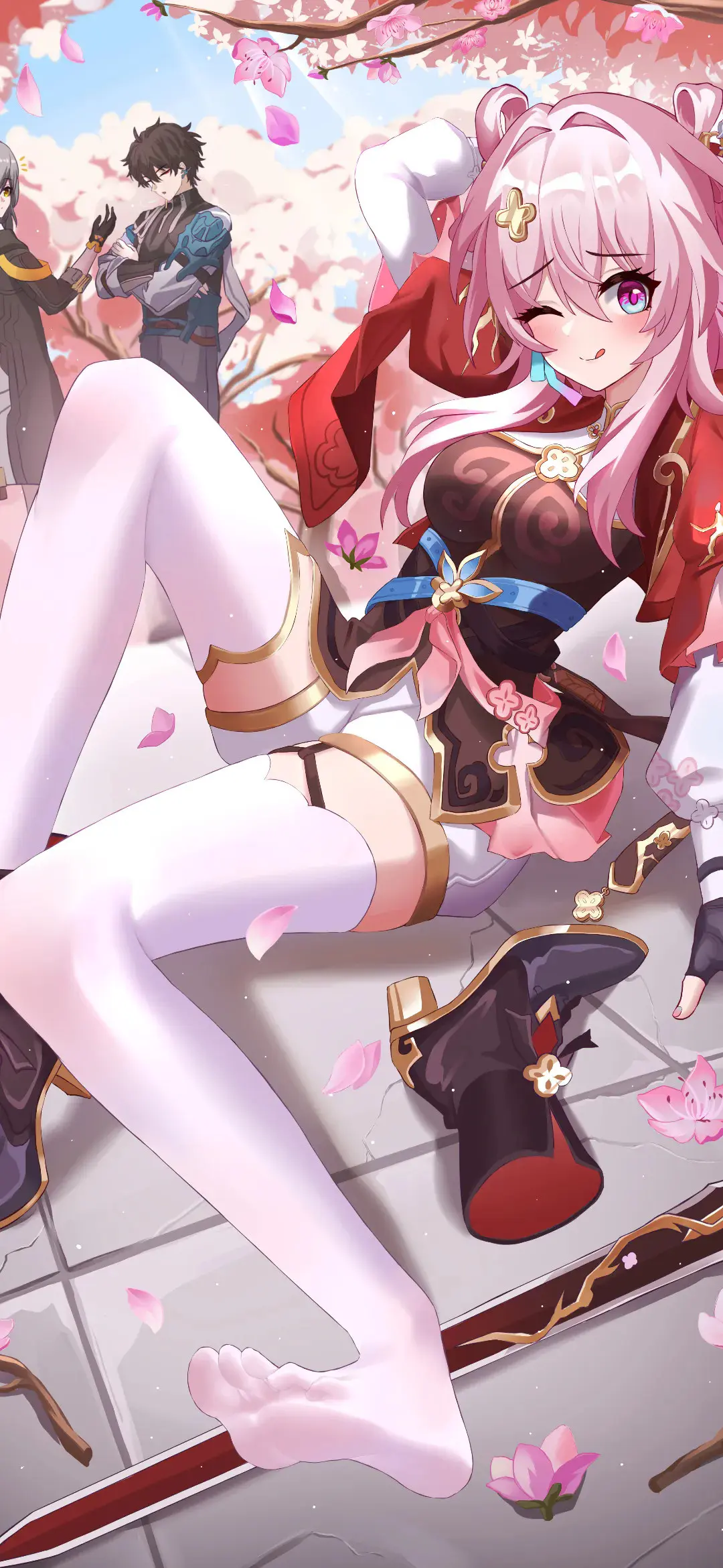 【动漫壁纸】碧蓝档案 砂狼白子 初音未来 芙莉莲 小鲨鱼 命运像阵风 把我们吹向各自的梦 手机壁纸-第9张