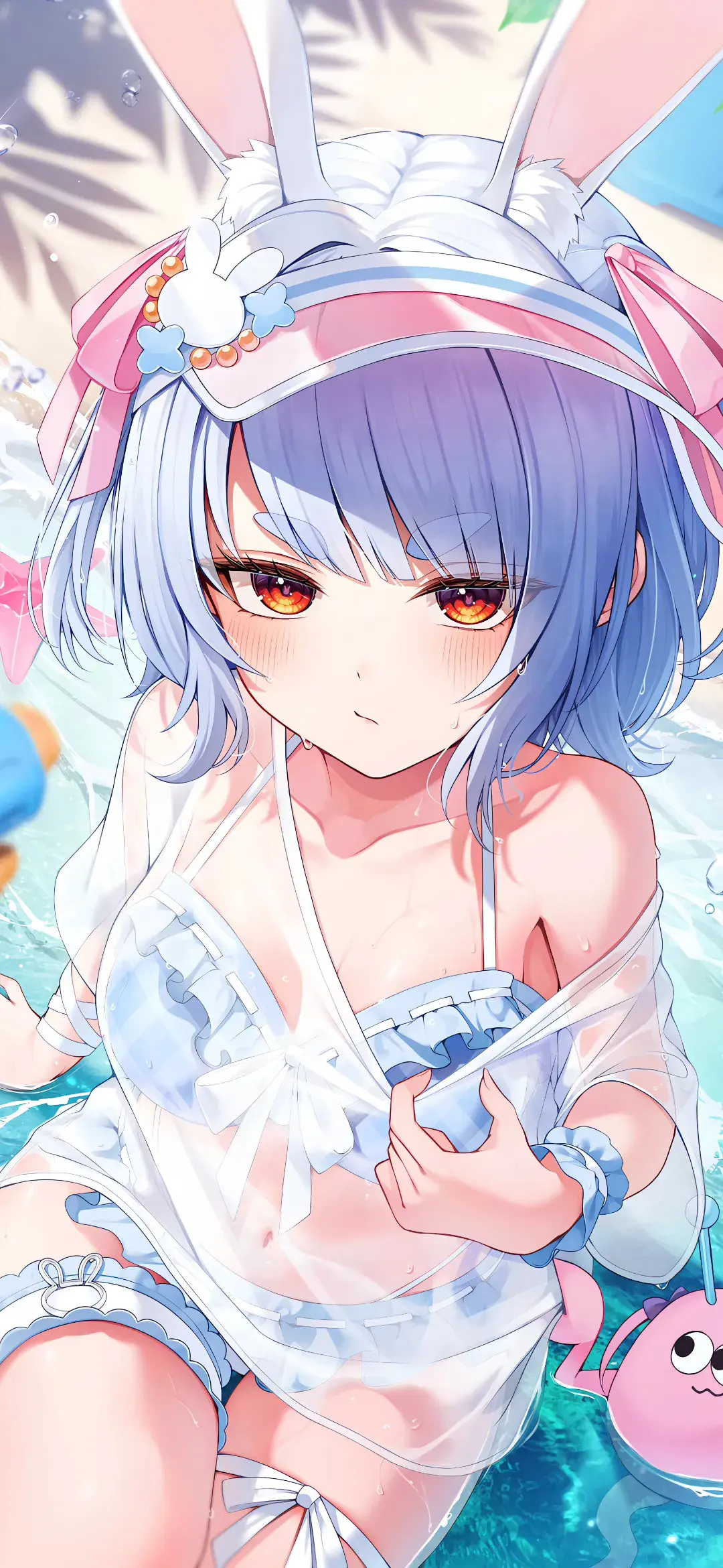 【动漫壁纸】双马尾美少女 小鸟游星野 运动 晾衣服 若是你不在 我该如何去爱 手机壁纸-第3张