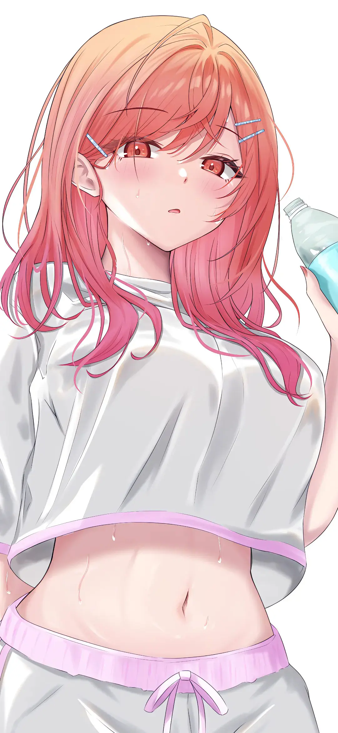 【动漫壁纸】双马尾美少女 小鸟游星野 运动 晾衣服 若是你不在 我该如何去爱 手机壁纸-第6张