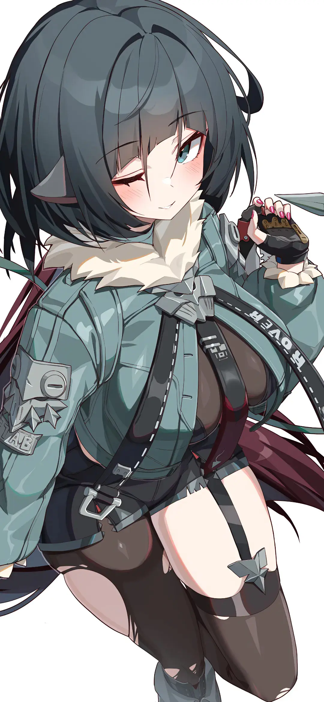 【动漫壁纸】双马尾美少女 小鸟游星野 运动 晾衣服 若是你不在 我该如何去爱 手机壁纸-第8张