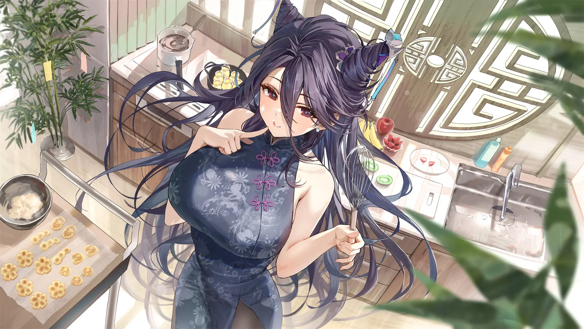 【动漫壁纸】双马尾美少女 小鸟游星野 运动 晾衣服 若是你不在 我该如何去爱 手机壁纸-第13张