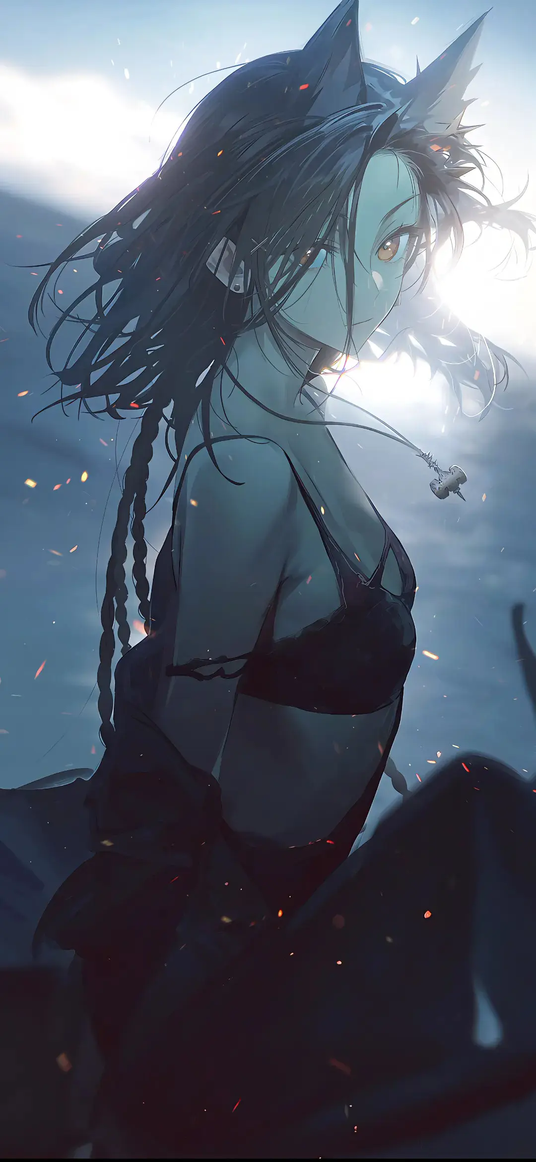 【动漫壁纸】星铁卡芙卡 碧蓝档案 桐生桔梗 孤独摇滚 一步一个脚印永远在路上 手机壁纸-第4张