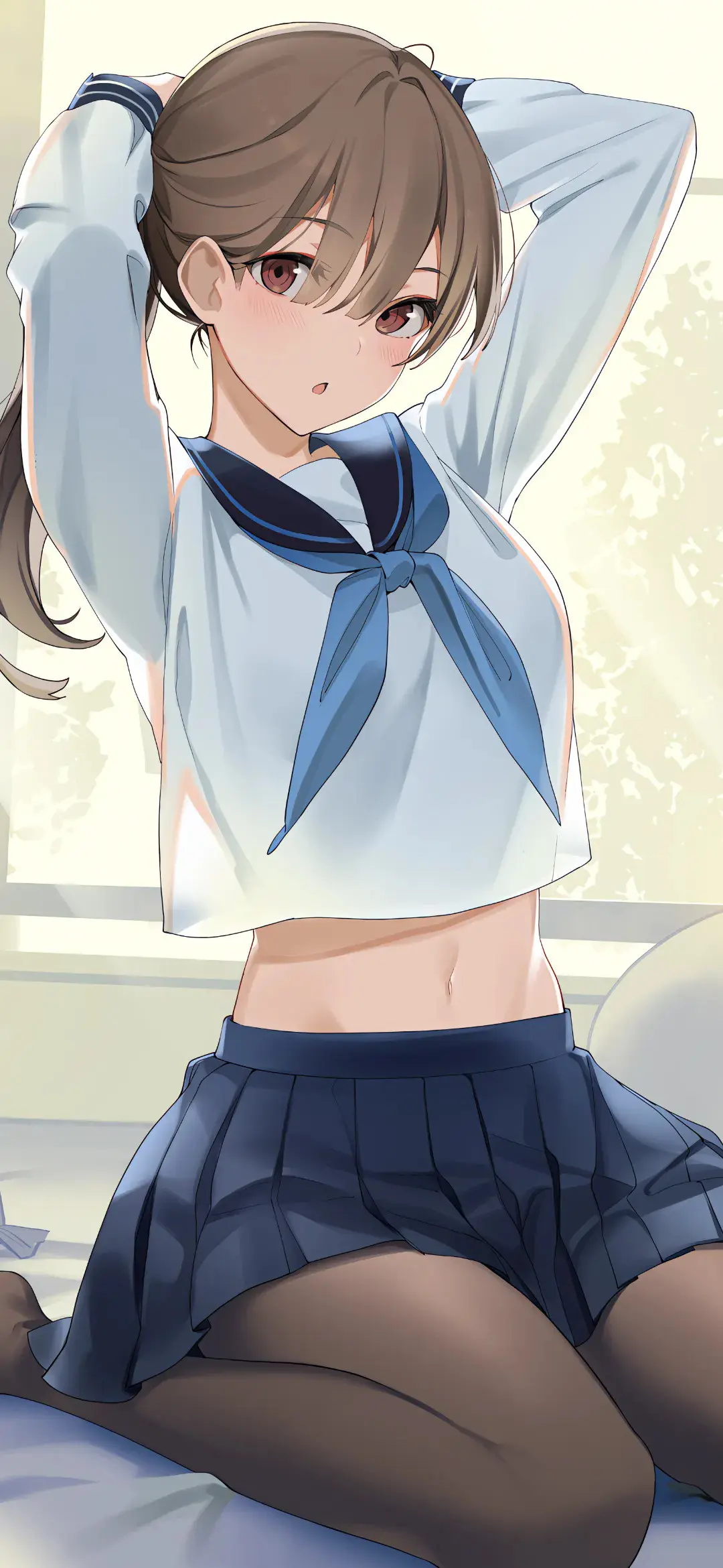 【动漫壁纸】碧蓝档案 妃咲 女仆美少女 原神 雷电将军 你是残缺的新月 也是伤口的绳结 手机壁纸-第4张