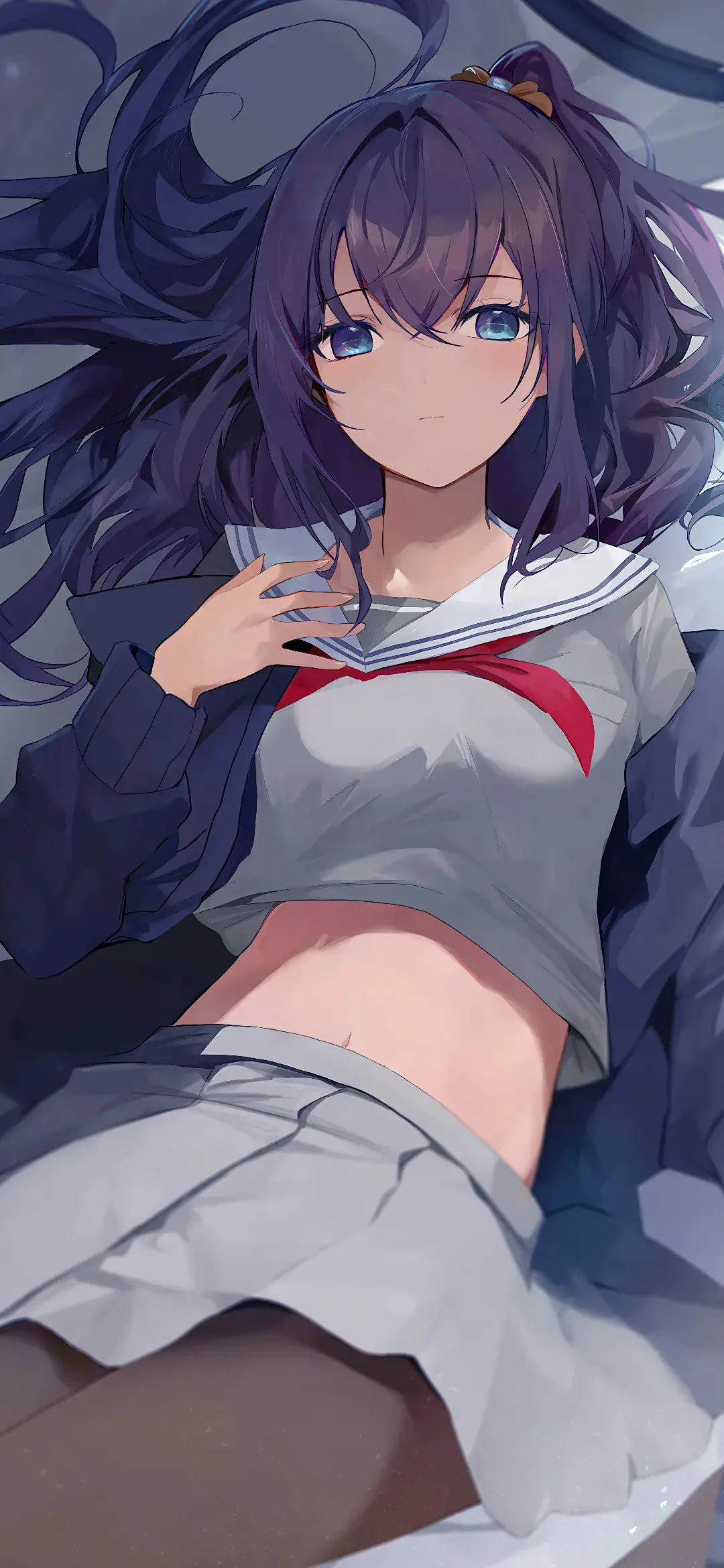 【动漫壁纸】碧蓝档案 御姐砂狼白子 初音未来 女仆美少女 也曾相信你是真的喜欢过 手机壁纸-第6张