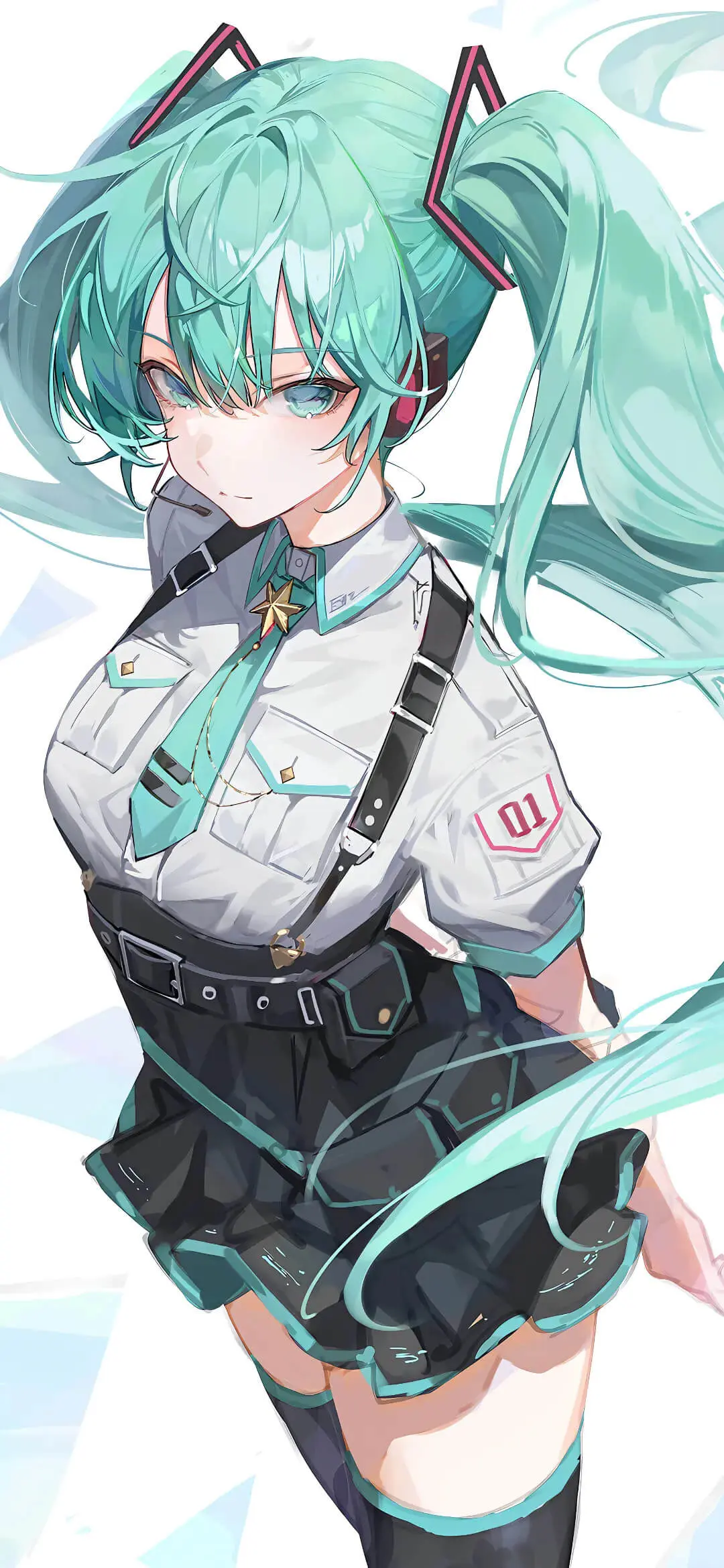 【动漫壁纸】碧蓝档案 小鸟游星野 星铁 流萤 还是初音未来！我放空整个心脏 只放你在心上-公众号小姨ai