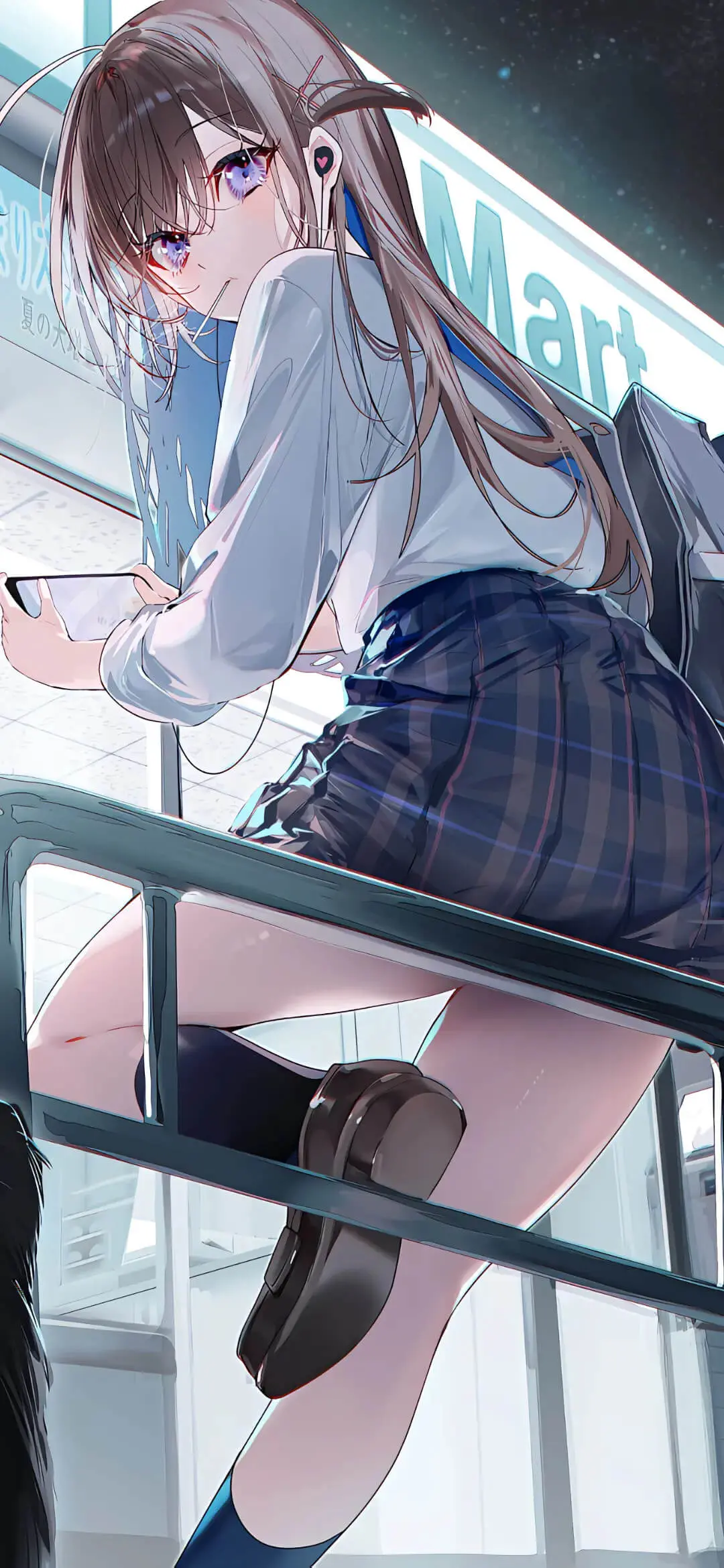 【动漫壁纸】碧蓝档案 小鸟游星野 星铁 流萤 还是初音未来！我放空整个心脏 只放你在心上 手机壁纸-第3张