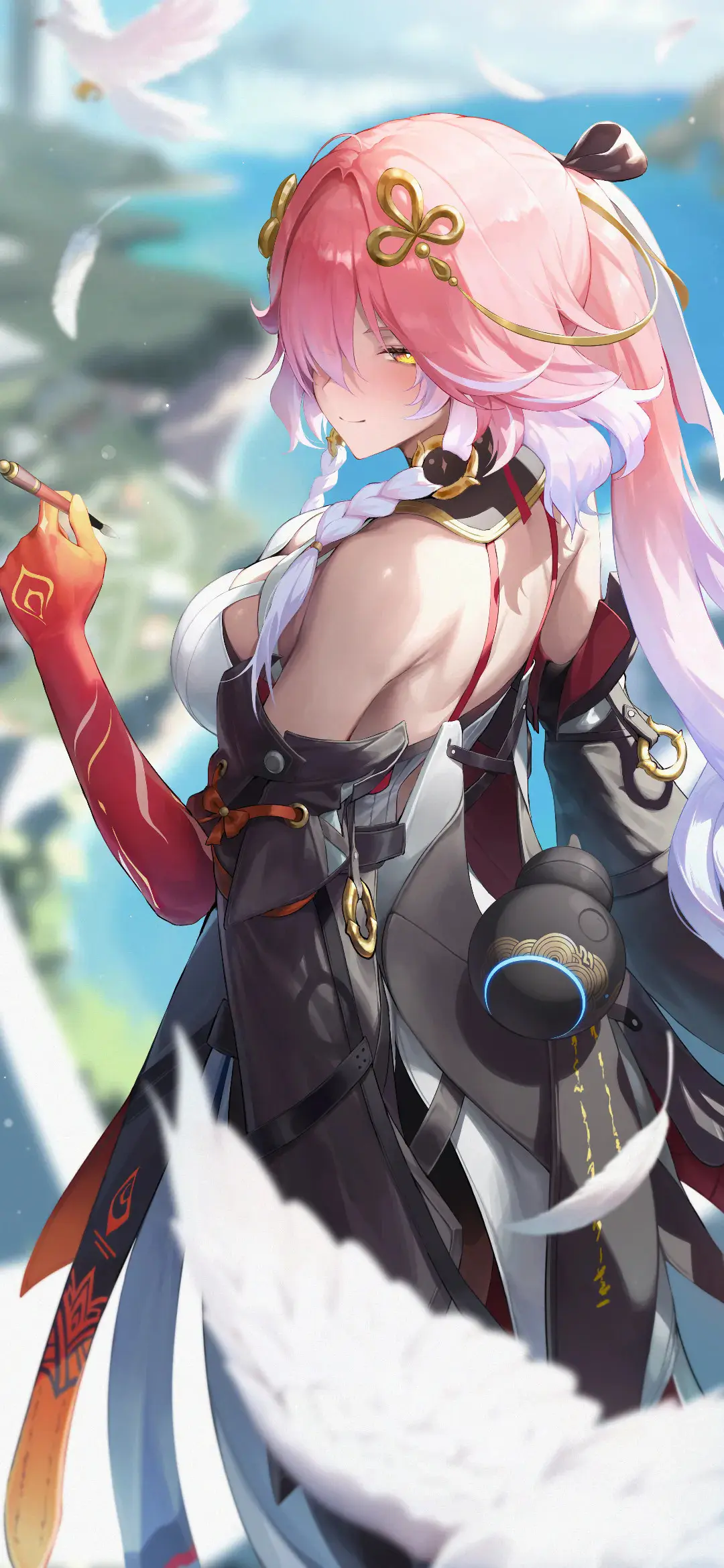 【动漫壁纸】Re0 拉姆 星铁 流萤 碧蓝档案 桐生桔梗 还是Miku 我们说地老天荒 到最后却潦草落幕 手机壁纸-第4张