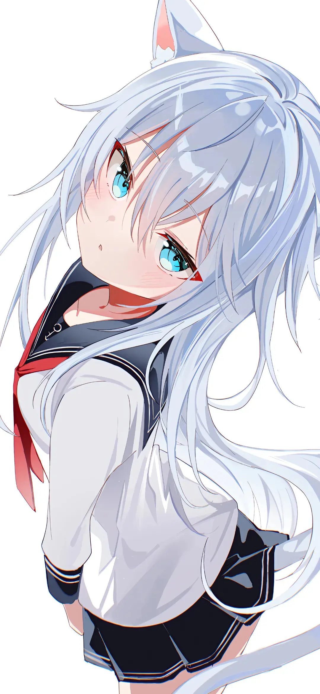 【动漫壁纸】崩坏 星穹铁道 黄泉 原神 雷电将军 兽耳白毛美少女 感情需要时间的自愈 手机壁纸-第9张