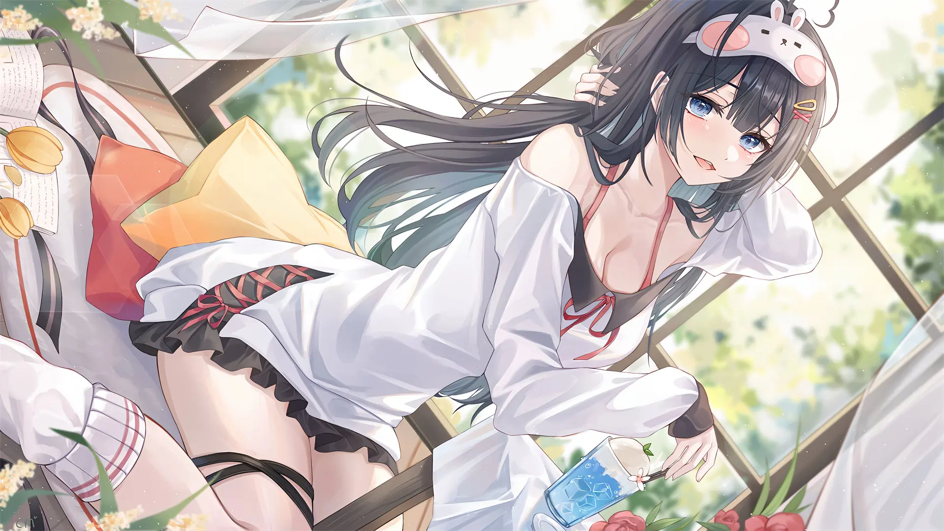 【动漫壁纸】崩坏 星穹铁道 黄泉 原神 雷电将军 兽耳白毛美少女 感情需要时间的自愈 手机壁纸-第11张