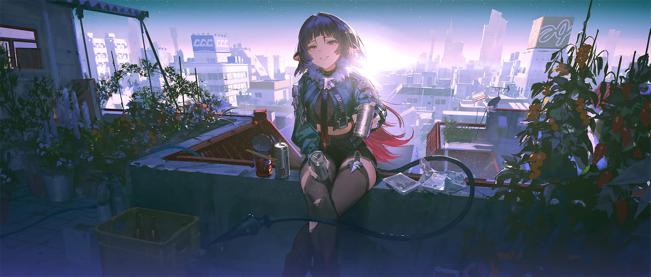 【动漫壁纸】崩坏 星穹铁道 黄泉 原神 雷电将军 兽耳白毛美少女 感情需要时间的自愈 手机壁纸-第16张