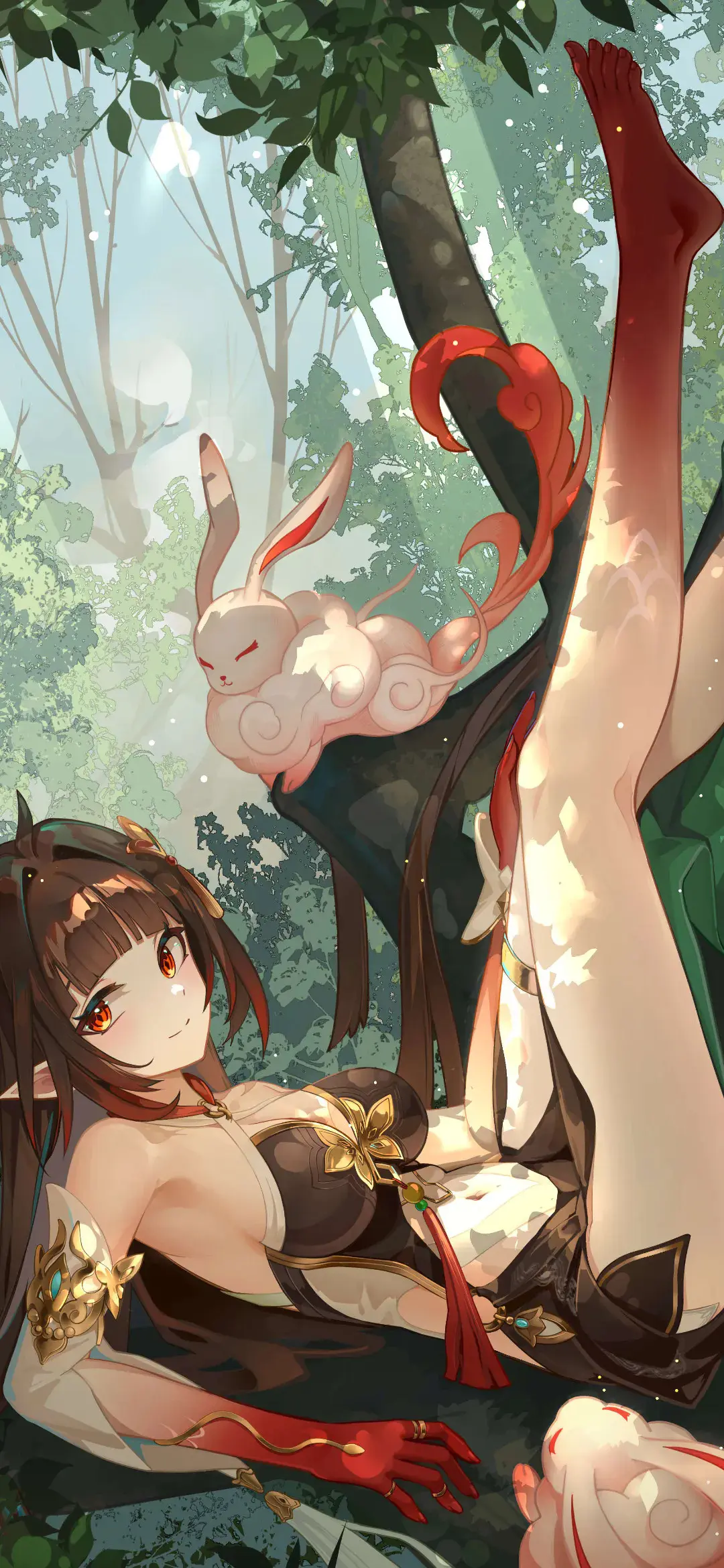 【动漫壁纸】原神 芙宁娜 绝区零 艾莲 兽耳少女 所有的事情都要个结果 手机壁纸-第2张