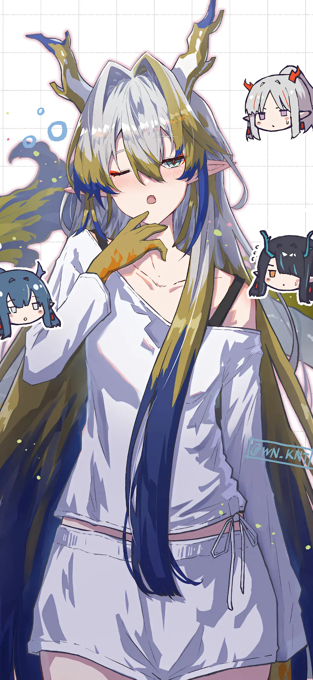 【动漫壁纸】原神 芙宁娜 绝区零 艾莲 兽耳少女 所有的事情都要个结果 手机壁纸-第5张