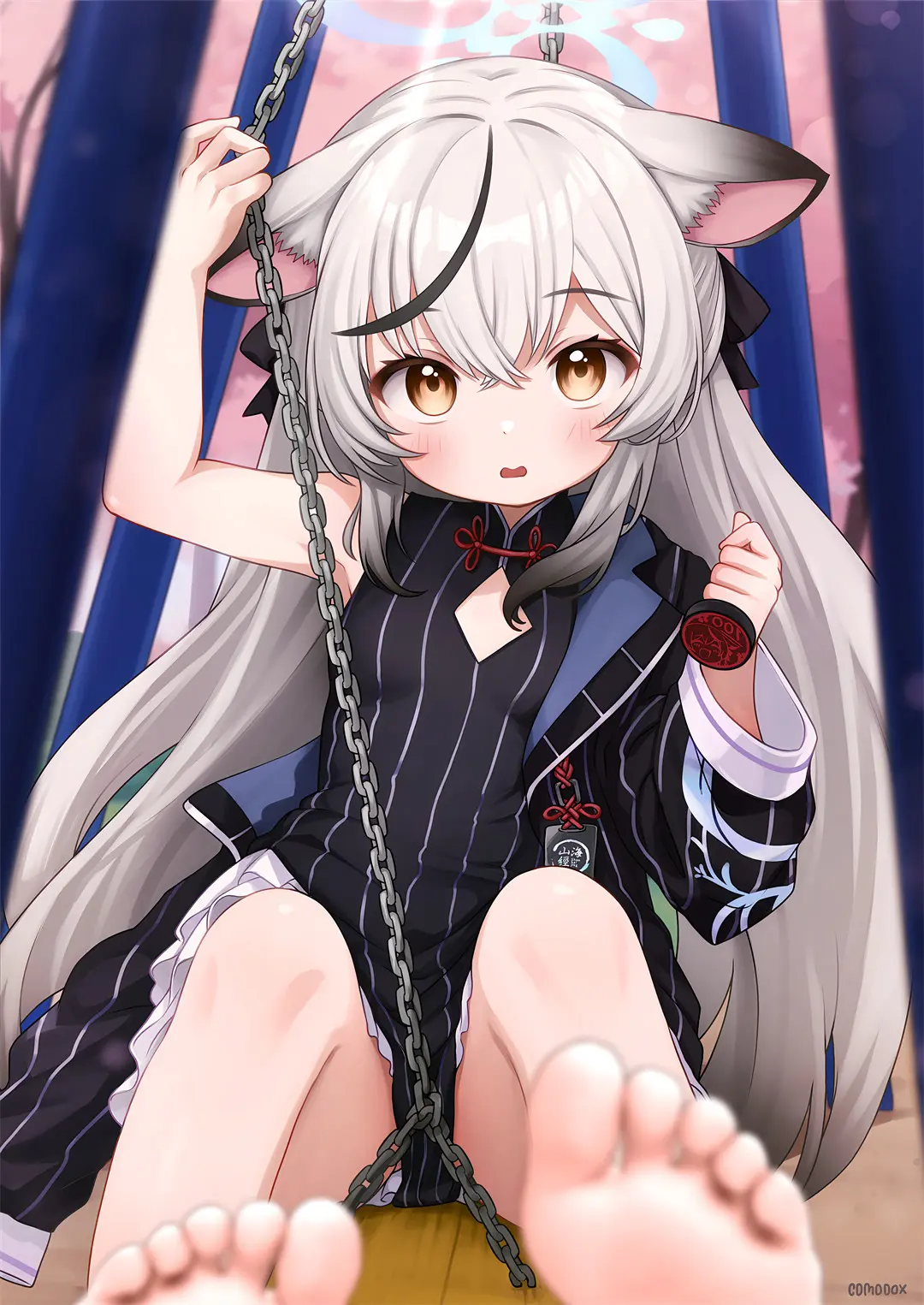 【动漫壁纸】原神 芙宁娜 明日方舟 凯尔希 碧蓝航线 兽耳漆原カグヤ 插画美图壁纸推荐 手机壁纸-第3张