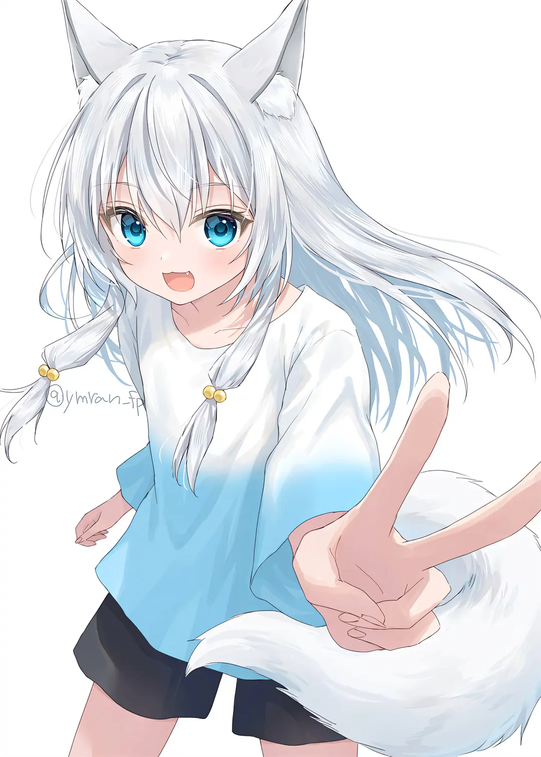 【动漫壁纸】原神 芙宁娜 明日方舟 凯尔希 碧蓝航线 兽耳漆原カグヤ 插画美图壁纸推荐 手机壁纸-第6张