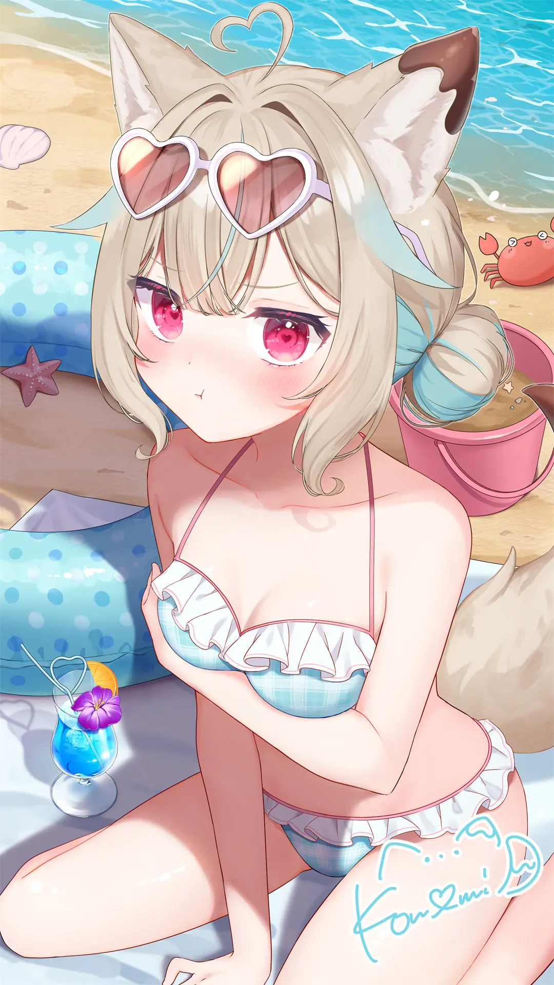 【动漫壁纸】原神 芙宁娜 明日方舟 凯尔希 碧蓝航线 兽耳漆原カグヤ 插画美图壁纸推荐 手机壁纸-第8张