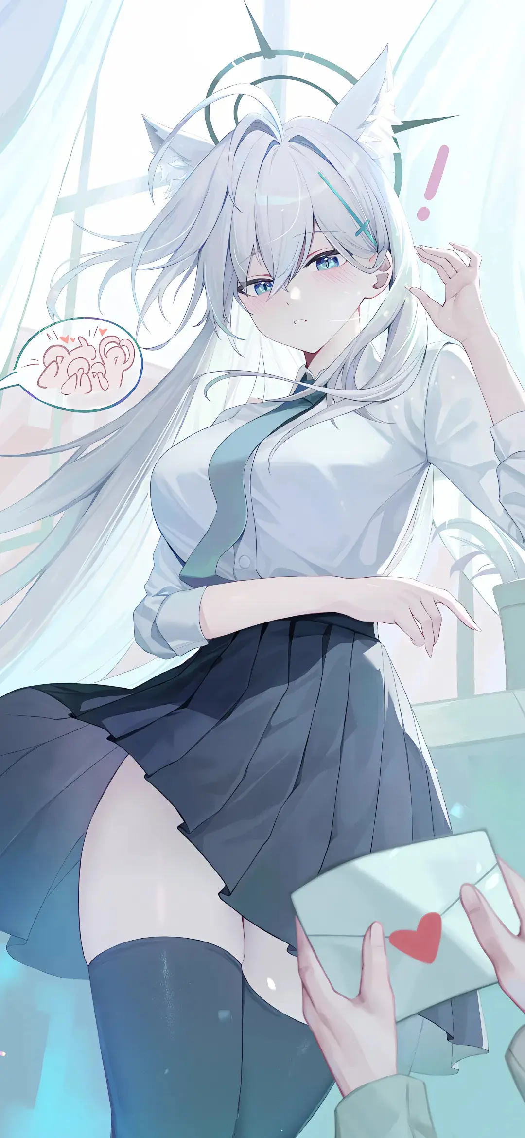 动漫壁纸 // 碧蓝档案 砂狼白子 小鸟游星野 双马尾Miku 初音未来 绝区零 艾莲乔 美图壁纸推荐-公众号小姨ai