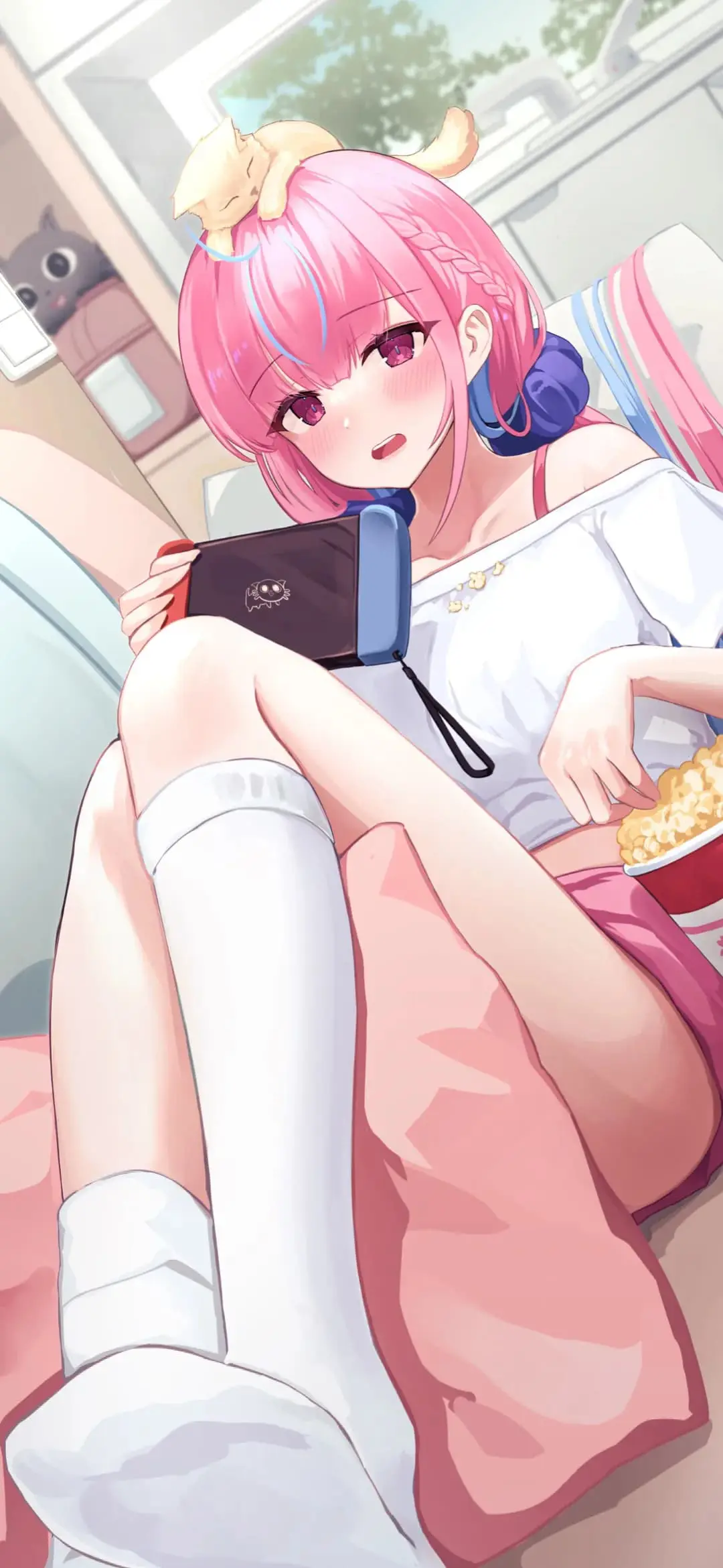 【动漫壁纸】双马尾Miku 星铁 黄泉 碧蓝档案 妃咲 虚拟偶像 湊阿库娅 插画美图推荐 手机壁纸-第2张