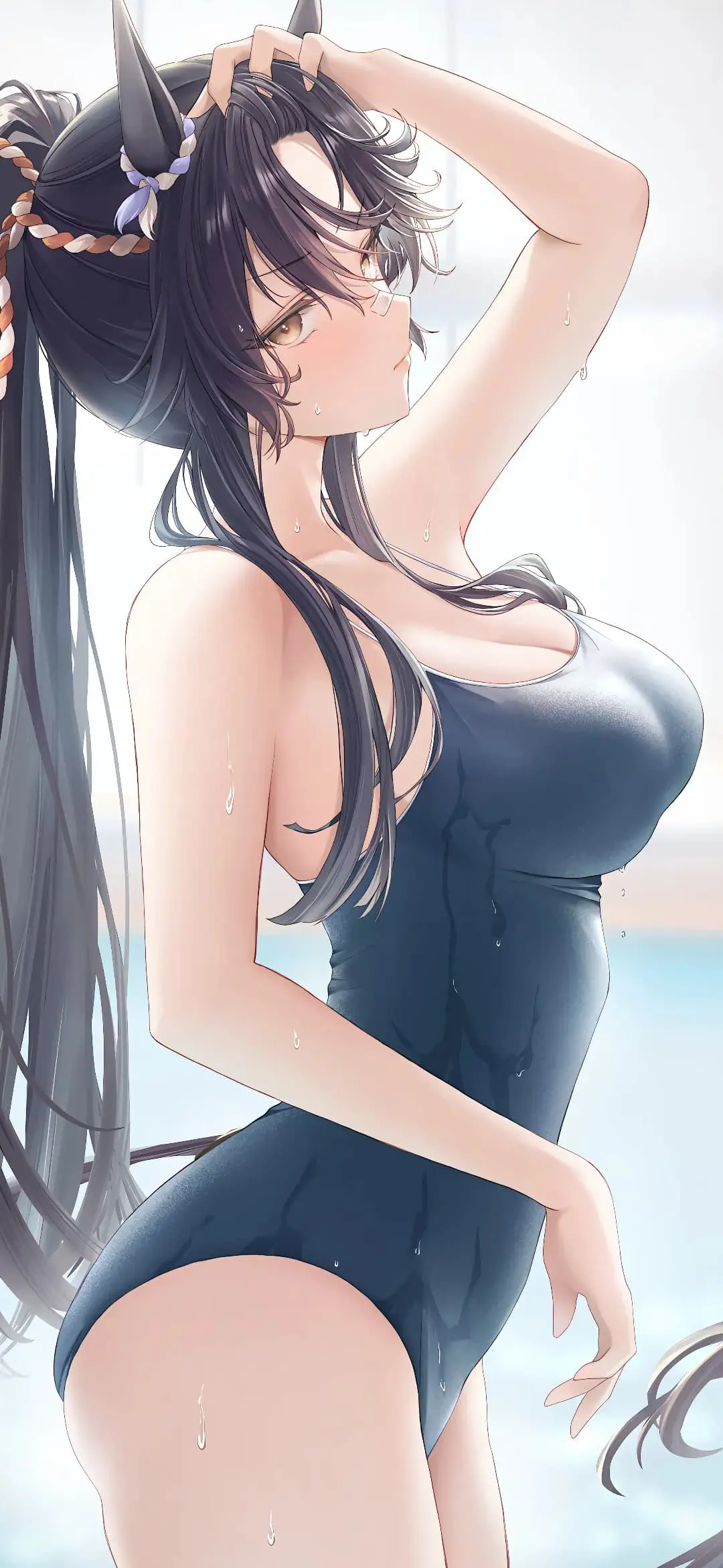 【动漫壁纸】绝区零 小鲨鱼艾莲 星穹铁道 知更鸟 水手服美少女 Miku 插画美图推荐 手机壁纸-第4张