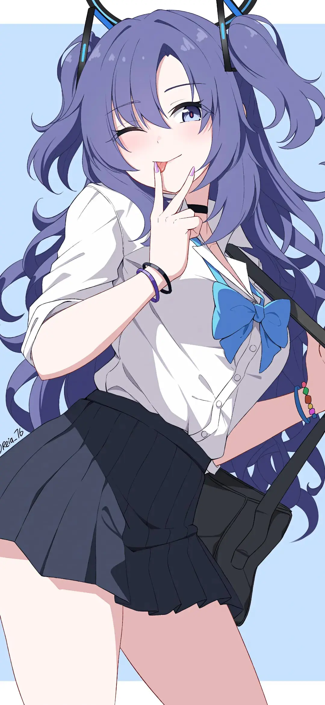 【动漫壁纸】碧蓝档案 早濑优香 绝区零 艾莲 金发美少女 芙莉莲 粉毛可爱少女 插画美图推荐-公众号小姨ai