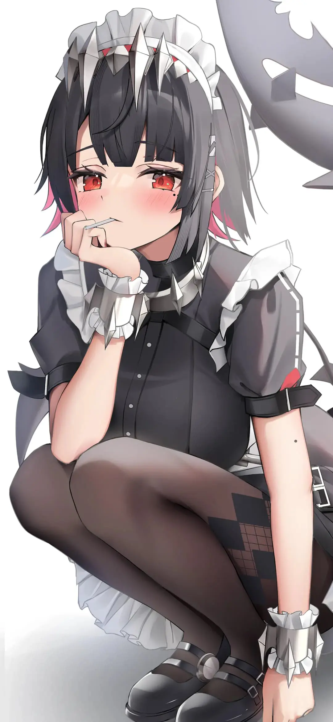 【动漫壁纸】碧蓝档案 JK制服版妃咲  绝区零 艾莲 白发兽耳美少女 插画美图推荐 手机壁纸-第4张