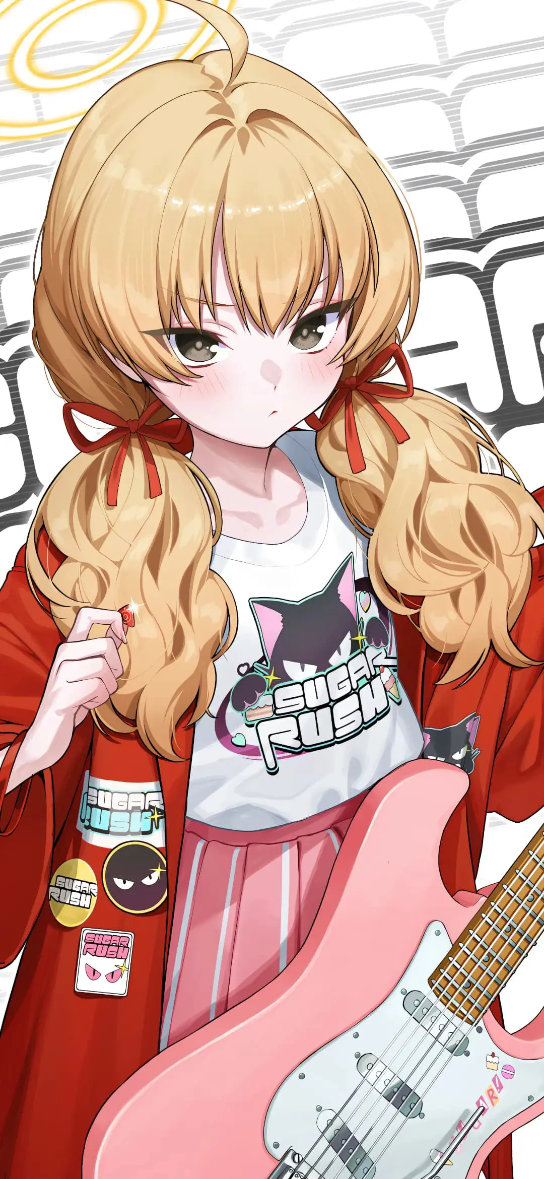【动漫壁纸】碧蓝档案 JK制服版妃咲  绝区零 艾莲 白发兽耳美少女 插画美图推荐 手机壁纸-第9张