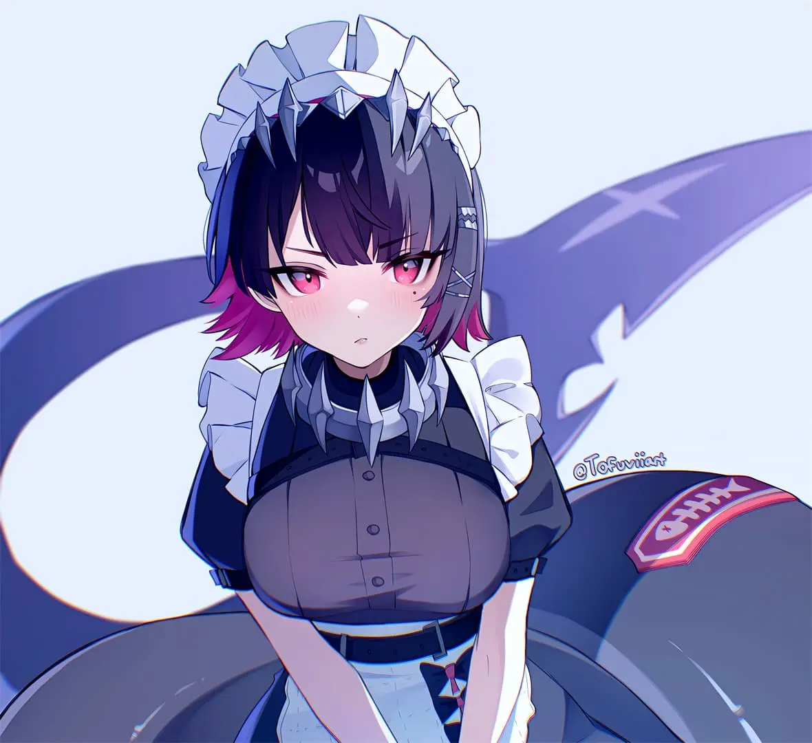 【动漫壁纸】碧蓝档案 JK制服版妃咲  绝区零 艾莲 白发兽耳美少女 插画美图推荐 手机壁纸-第11张
