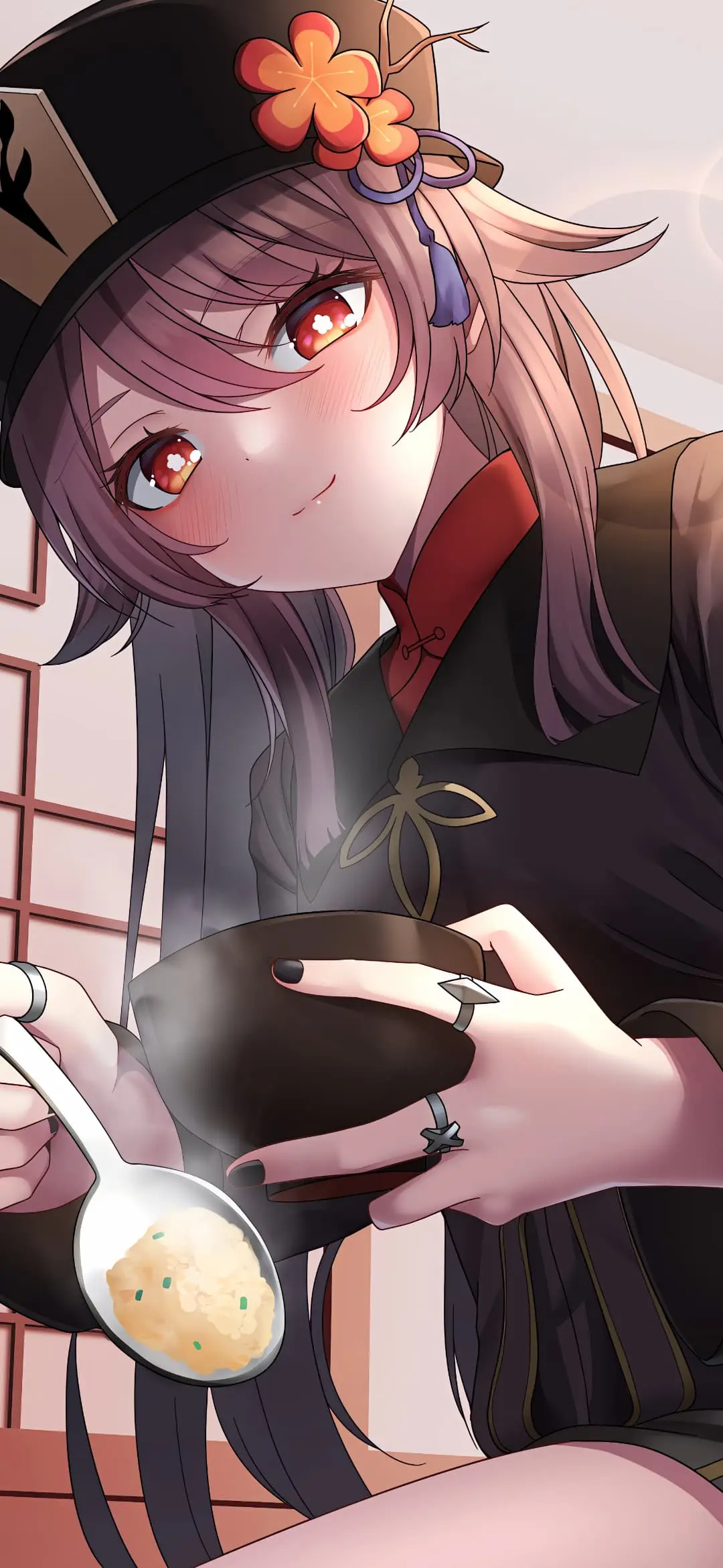 【动漫壁纸】碧蓝档案 砂狼白子 圣园弥香 原神 胡桃 白发美少女 是你让人间平凡着的烟火都变成绝色 手机壁纸-第10张