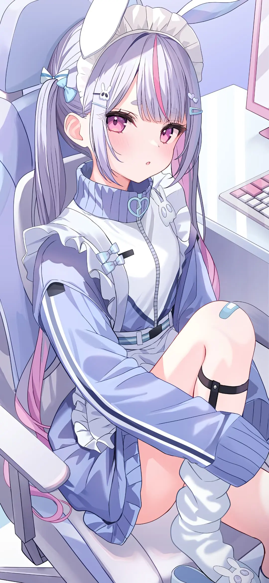 【动漫壁纸】碧蓝档案 砂狼白子  初音小Miku 绝区零 艾莲乔 简 星穹铁道 银狼 ロシデレ 插画美图推荐 手机壁纸-第3张